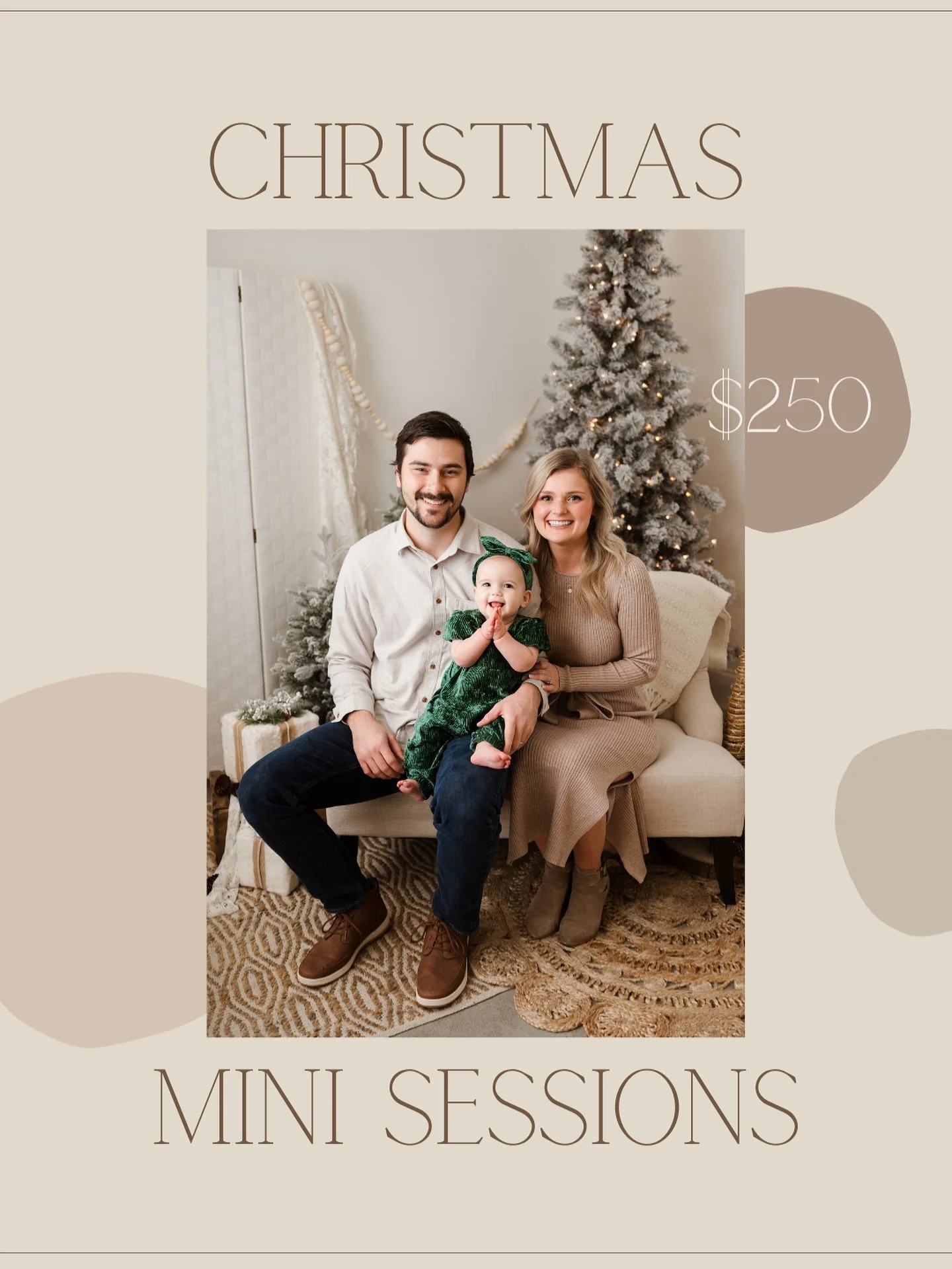 🎄✨ It&rsquo;s the most wonderful time of the year&hellip; Christmas Minis are HERE! ✨🎄

Join me Saturday, November 15th for this year&rsquo;s cozy and timeless Christmas Mini Sessions &mdash; featuring a neutral-colored setup that keeps the focus o