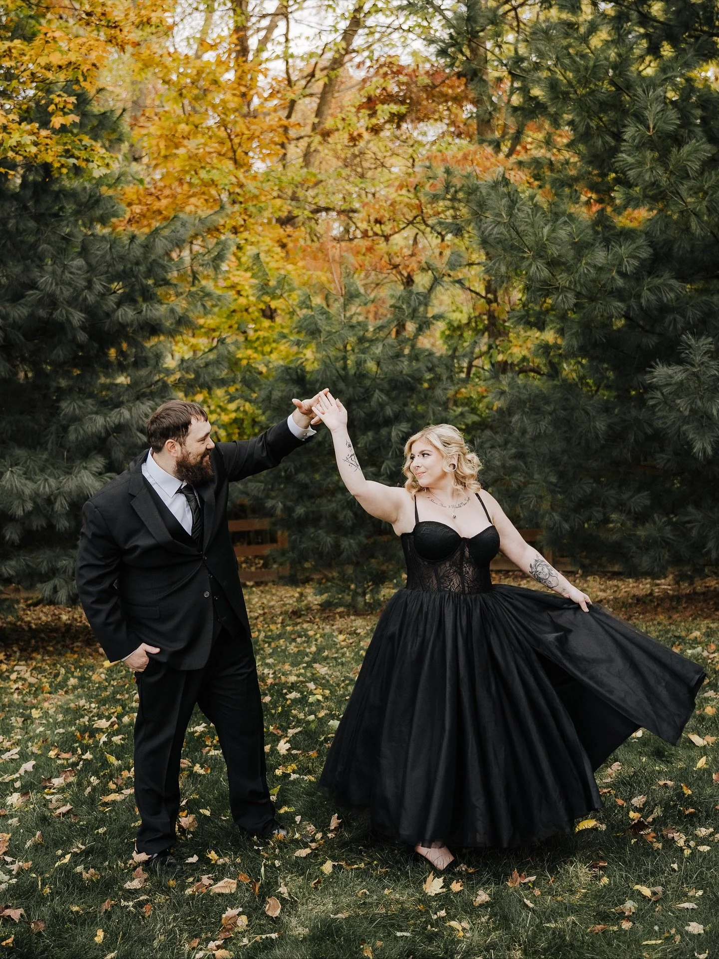 Jacqui &amp; Shane embraced every moment of their day with love, authenticity, and their own unique style &mdash; and it couldn&rsquo;t have been more perfect. A beautiful celebration for a beautiful match. 🖤