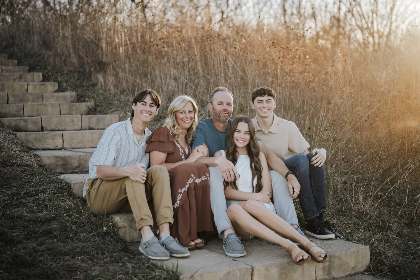Spring evenings, golden light, and some the sweetest people I know . 🌾✨