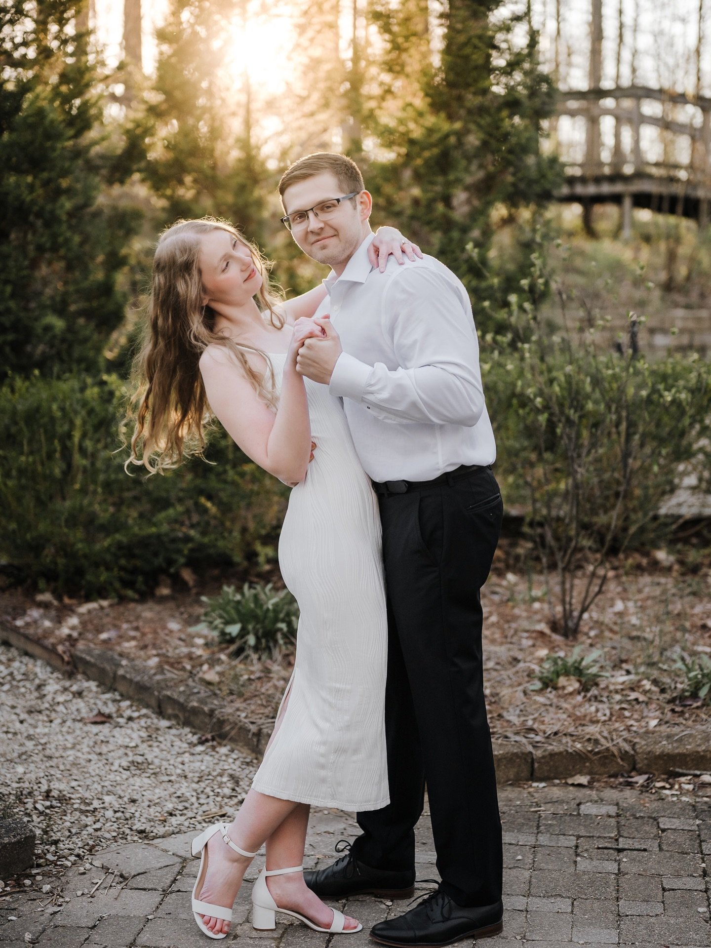Lauren &amp; Brock made this entire engagement session feel like a walk through a love story! The golden light, quiet moments, mixed with the crisp air was so lovely!