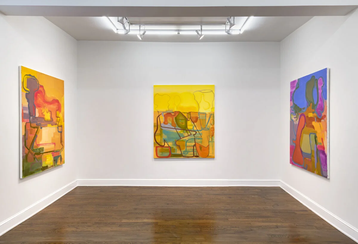 Installation view of Elizabeth Hazan: Heat Wave at Johannes Vogt Gallery, New York (all images courtesy of Johannes Vogt Gallery)