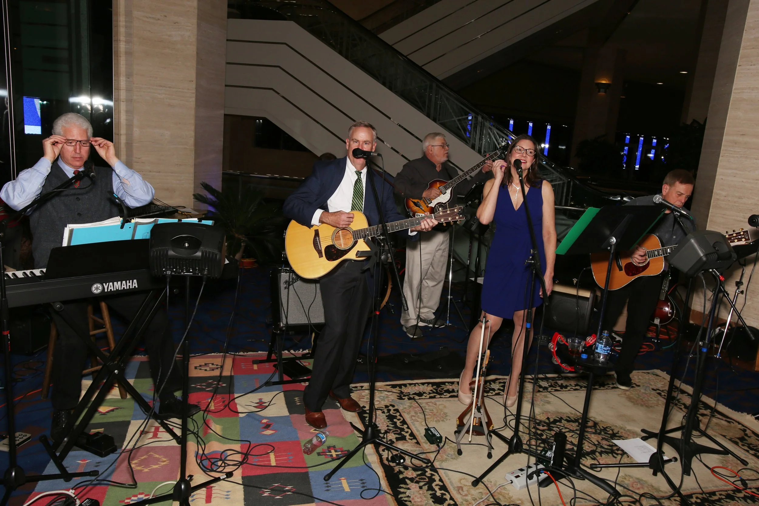 Photo - Christine’s Christmas Concert Event - The Klatt Brother’s Band entertains during receptions.