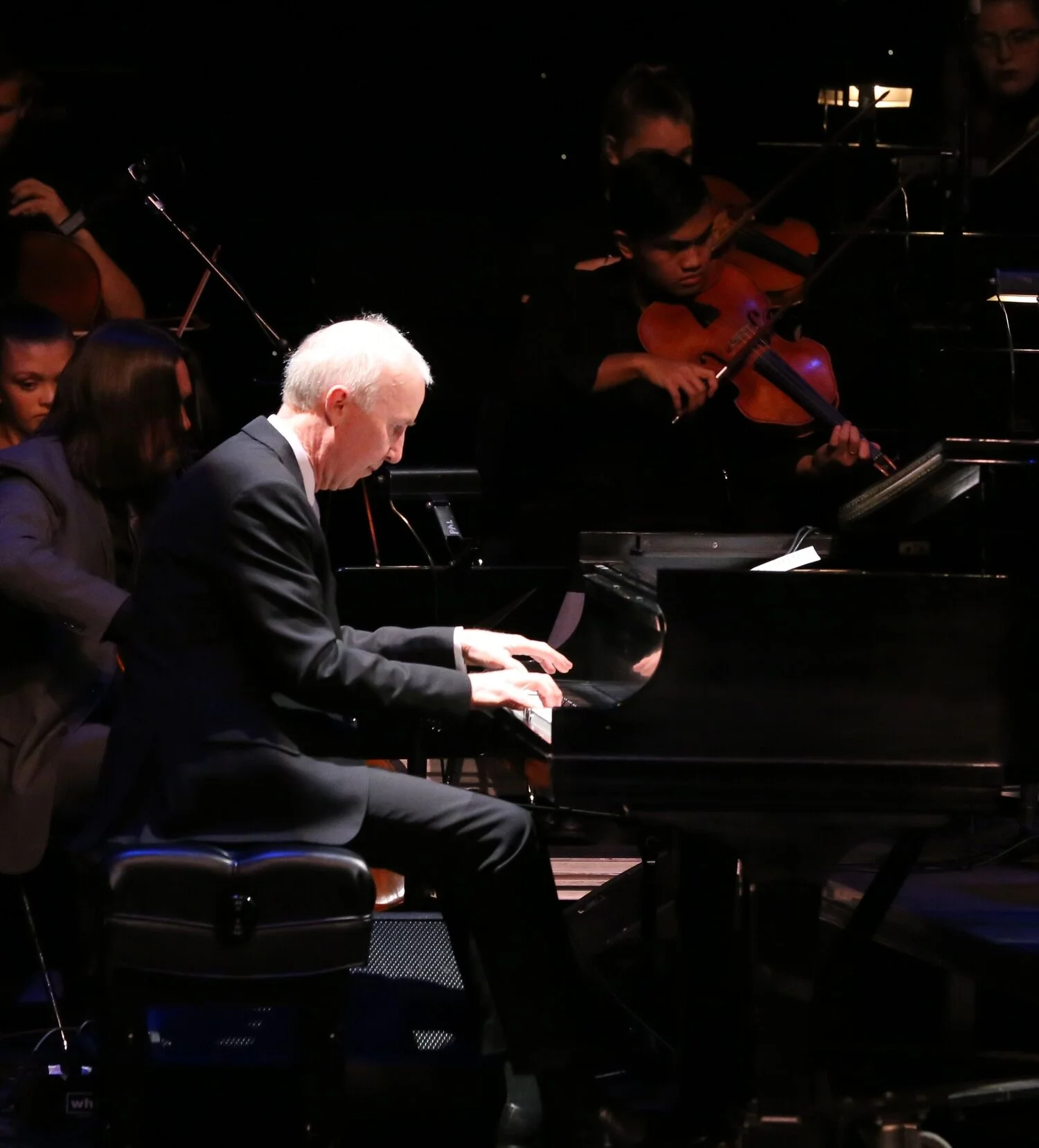 Photo - Dr. Mark King, pianist performs at Christine’s Christmas Concert in Columbus, OH. Benefitting local children’s charities in memory of Christine Wilson.