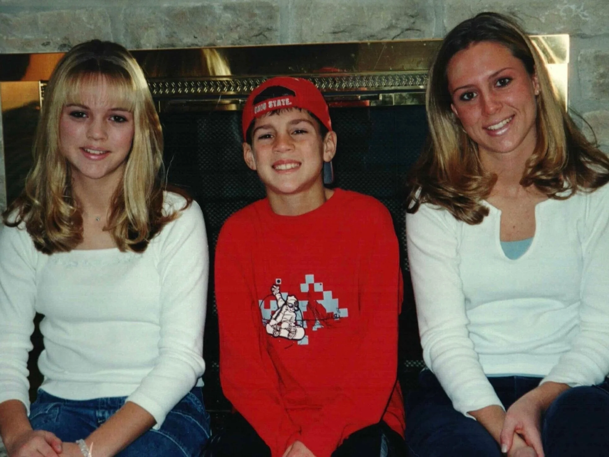 PHOTO – Christine Wilson with her siblings, Patrick and Elizabeth