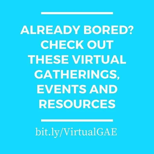 My love and support is being sent your way. This is a crazy time right now, and I believe that community and virtual connection is more important now than ever, especially amid these heightened emotions and health concerns. 
In the link below is free virtual resources and gatherings (unless otherwise noted). We will be emailing virtual events every few days (if you are not on our mailing list please sign up at wetalkrealtalk.com), for us all to stay connected and mentally engaged in something positive. 
Please take care of yourself and DM or reach out to loved ones if you need any support. Whatever you are feeling is valid.