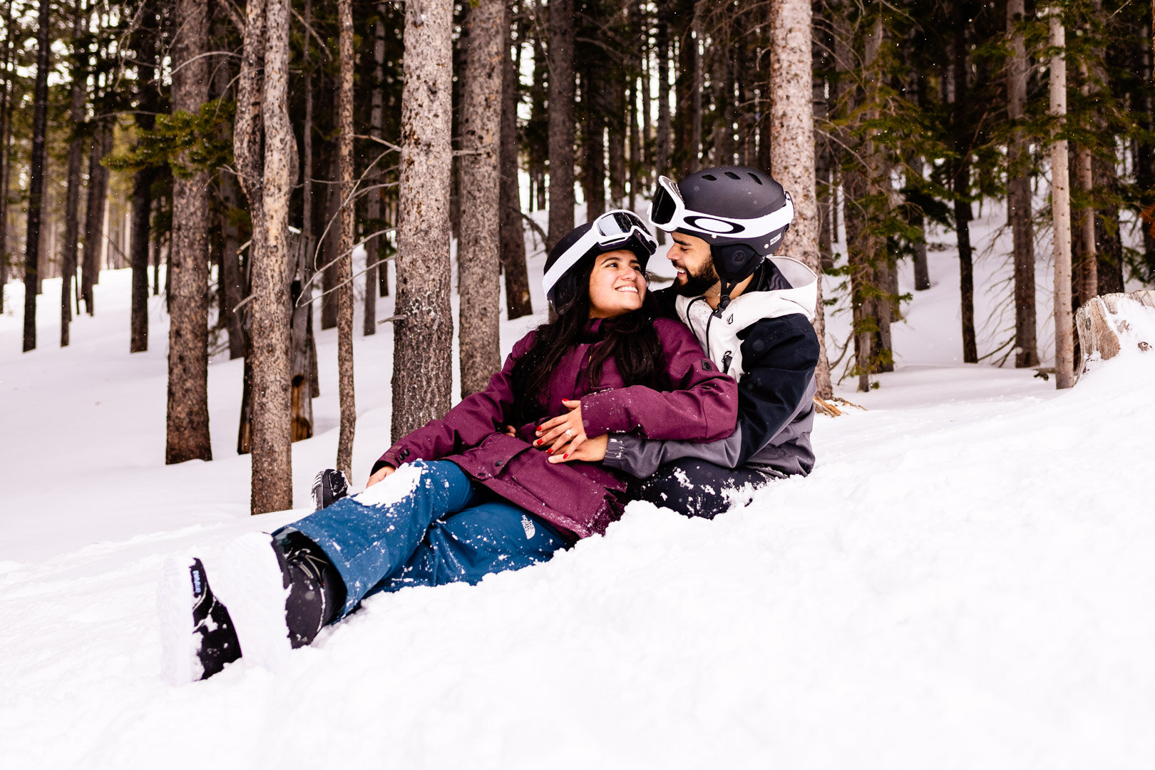 Ski the Day | Ski Engagement Sessions