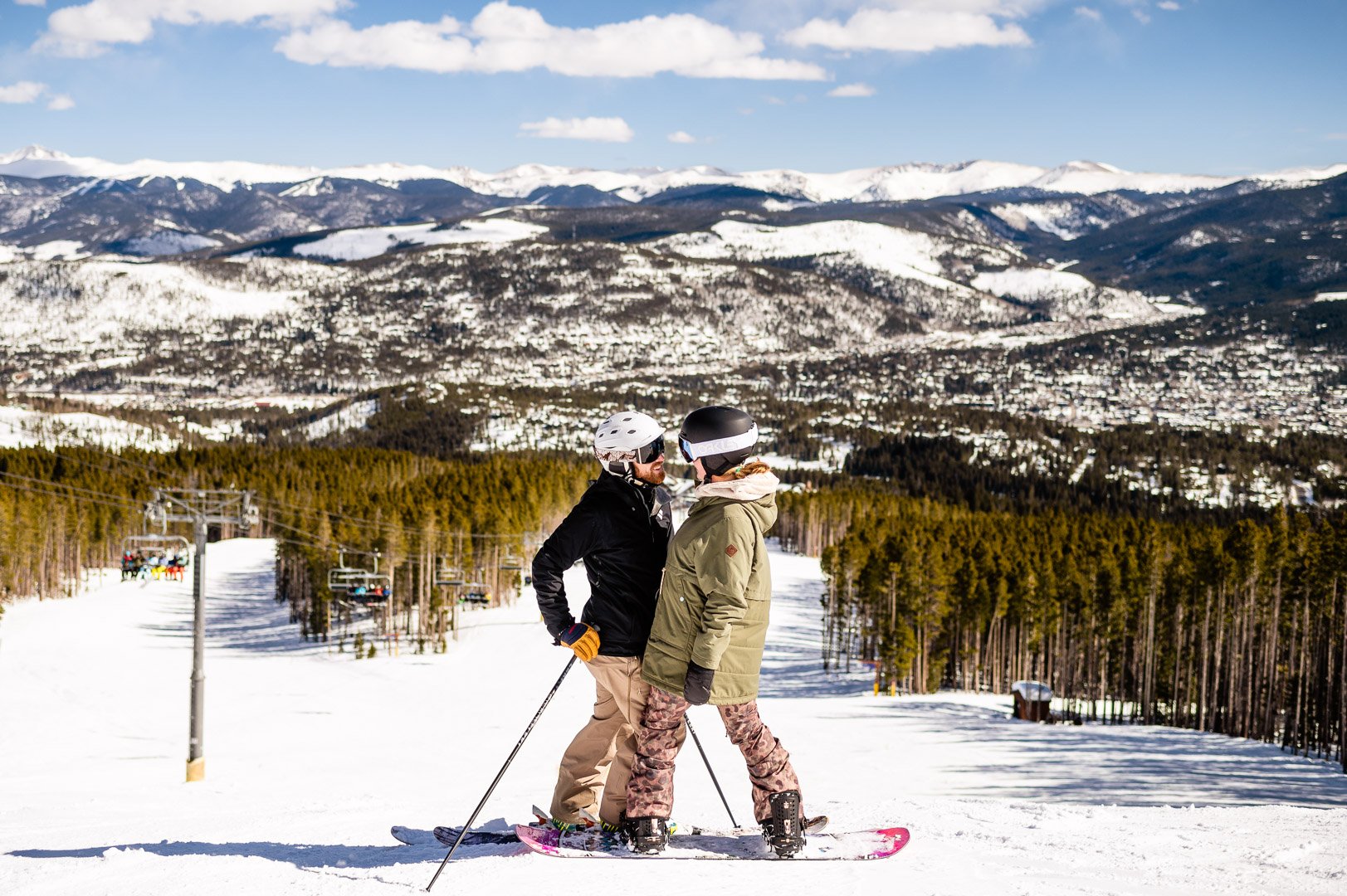 Ski Proposal and Engagement in Breckenridge