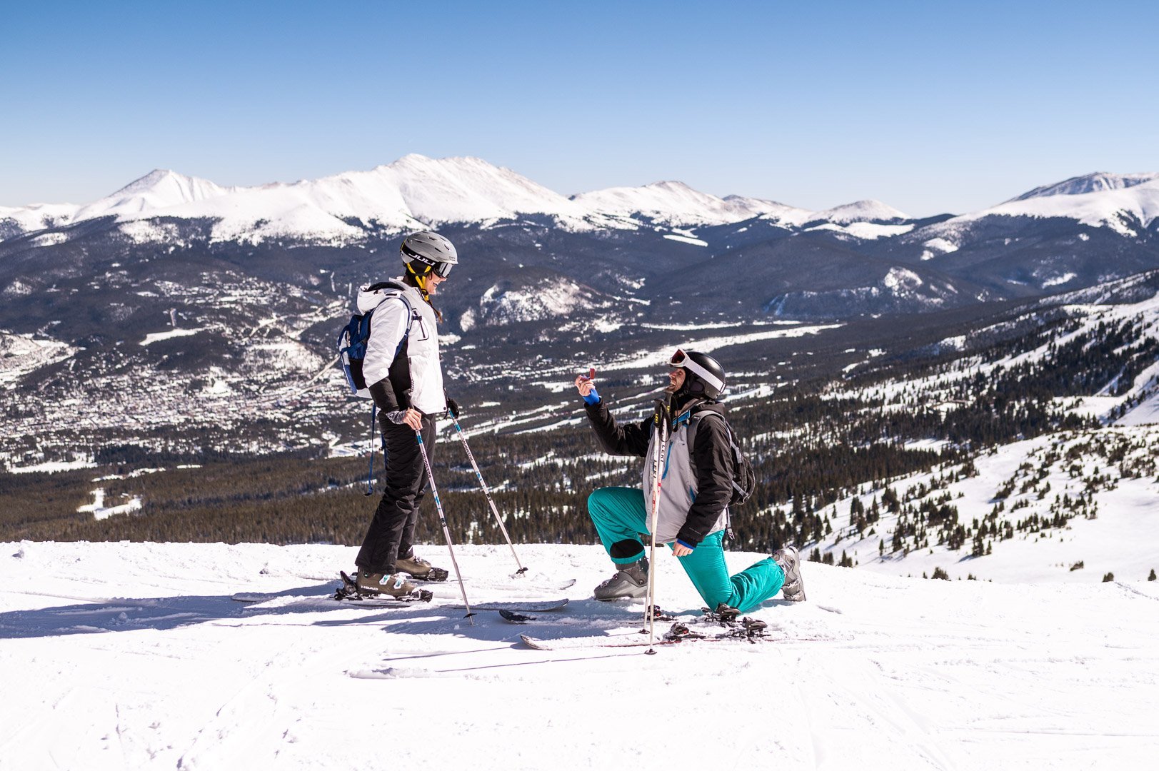 Proposal while Skiing Breckenridge