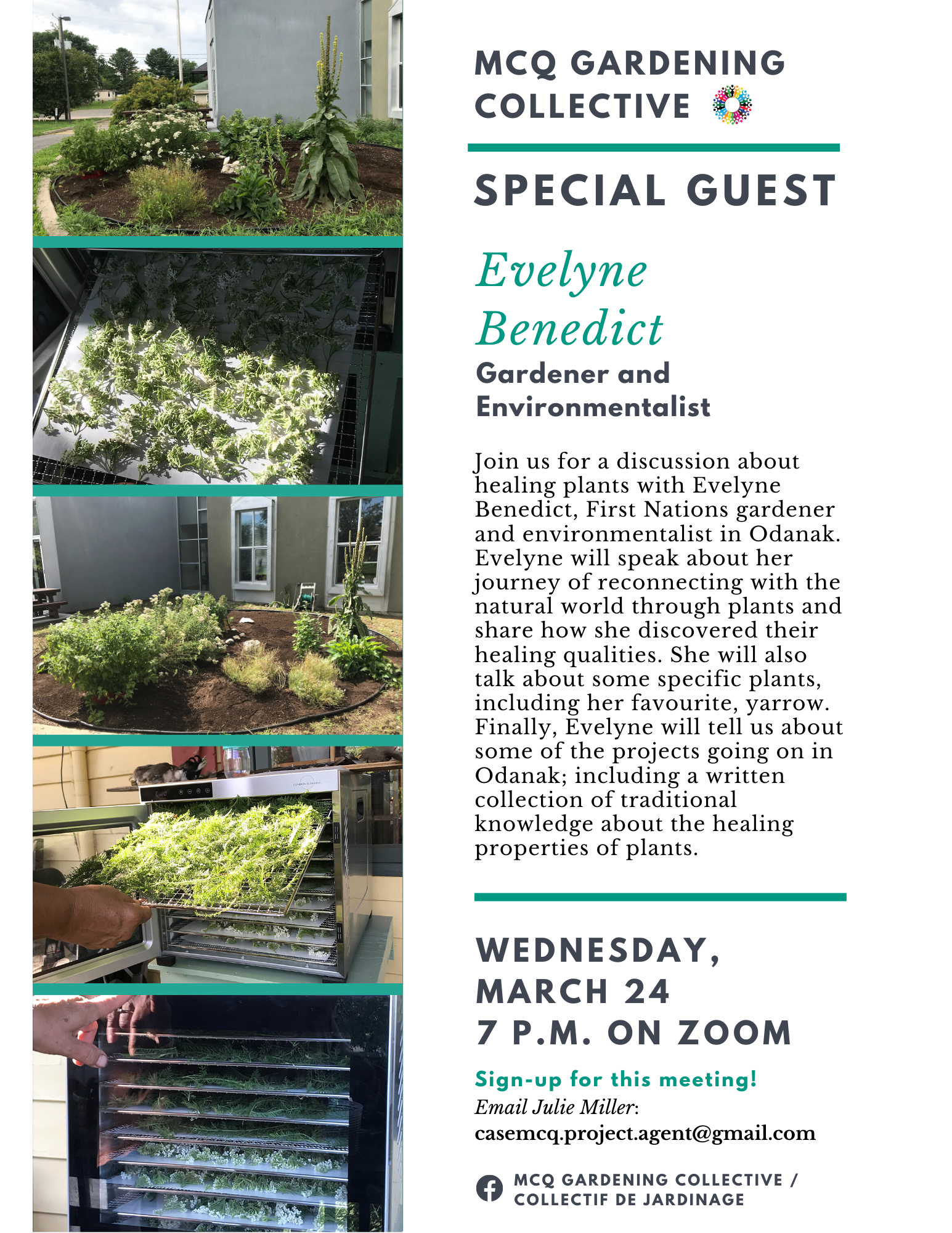 MCQ Gardening Collective Meeting with Evelyne Benedict