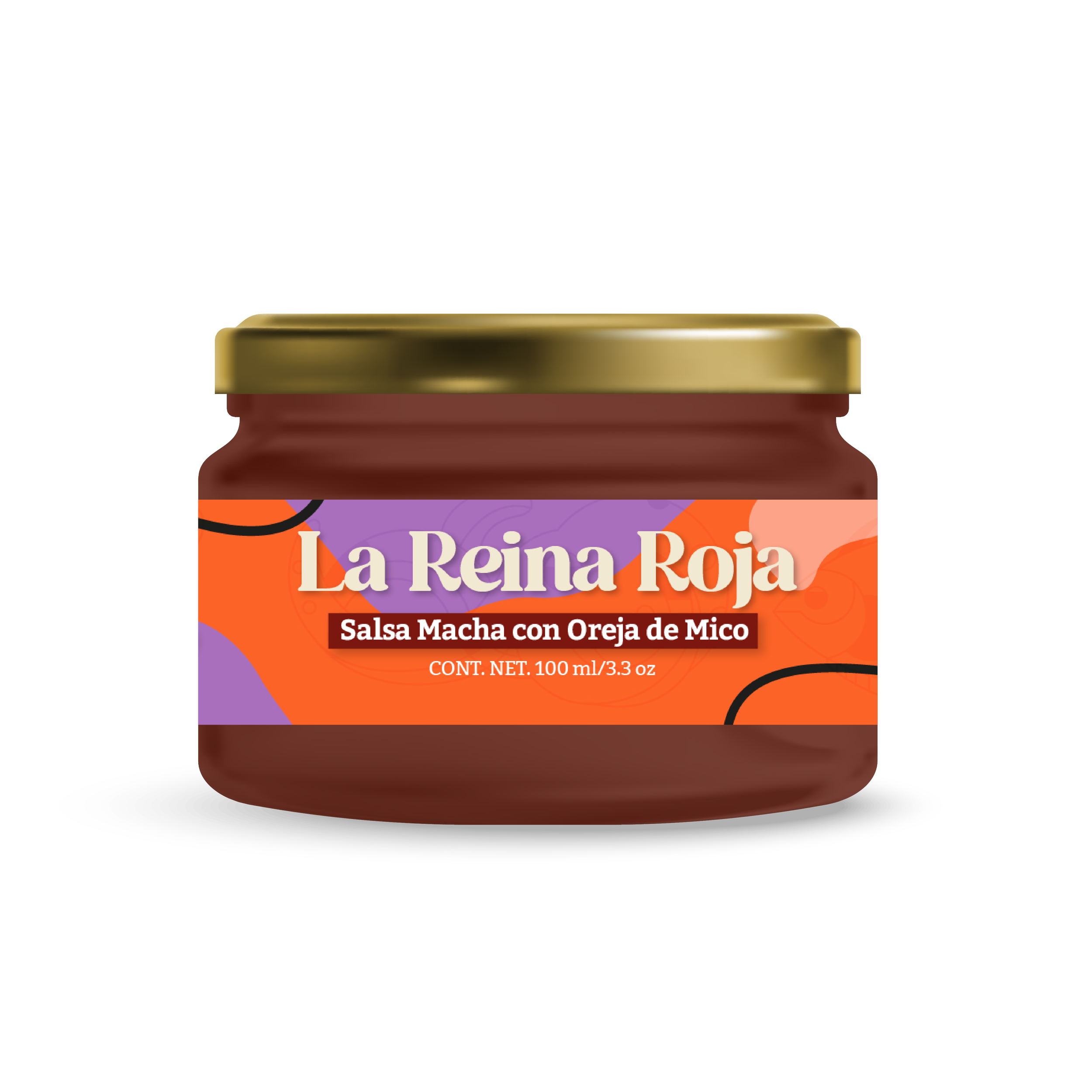 La Reina Roja
(Salsa macha con dulce de ‘oreja de mico’)
