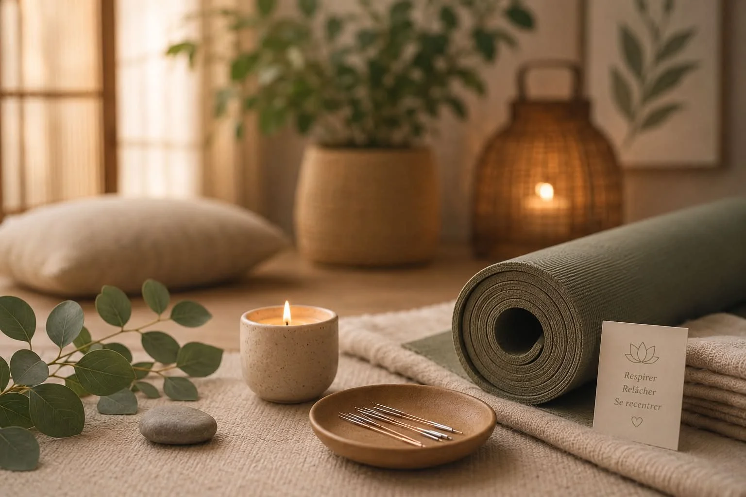 Yoga et acupuncture : apaiser le stress 