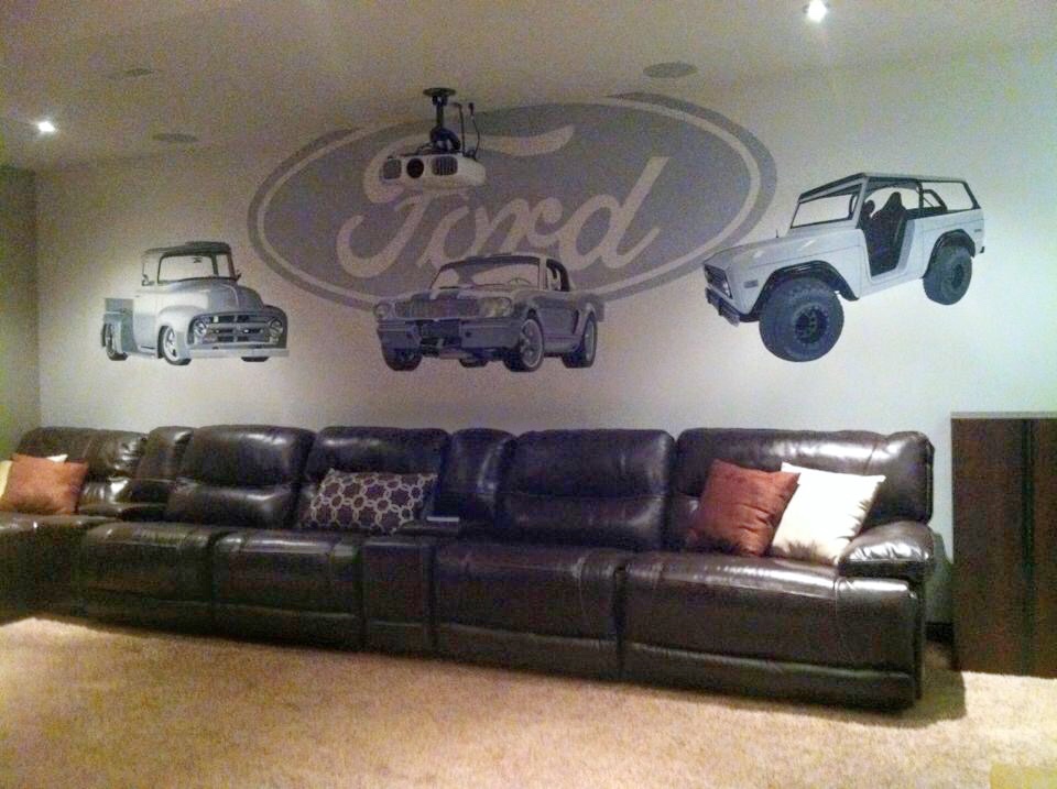 Ford Basement Mural // 2013
