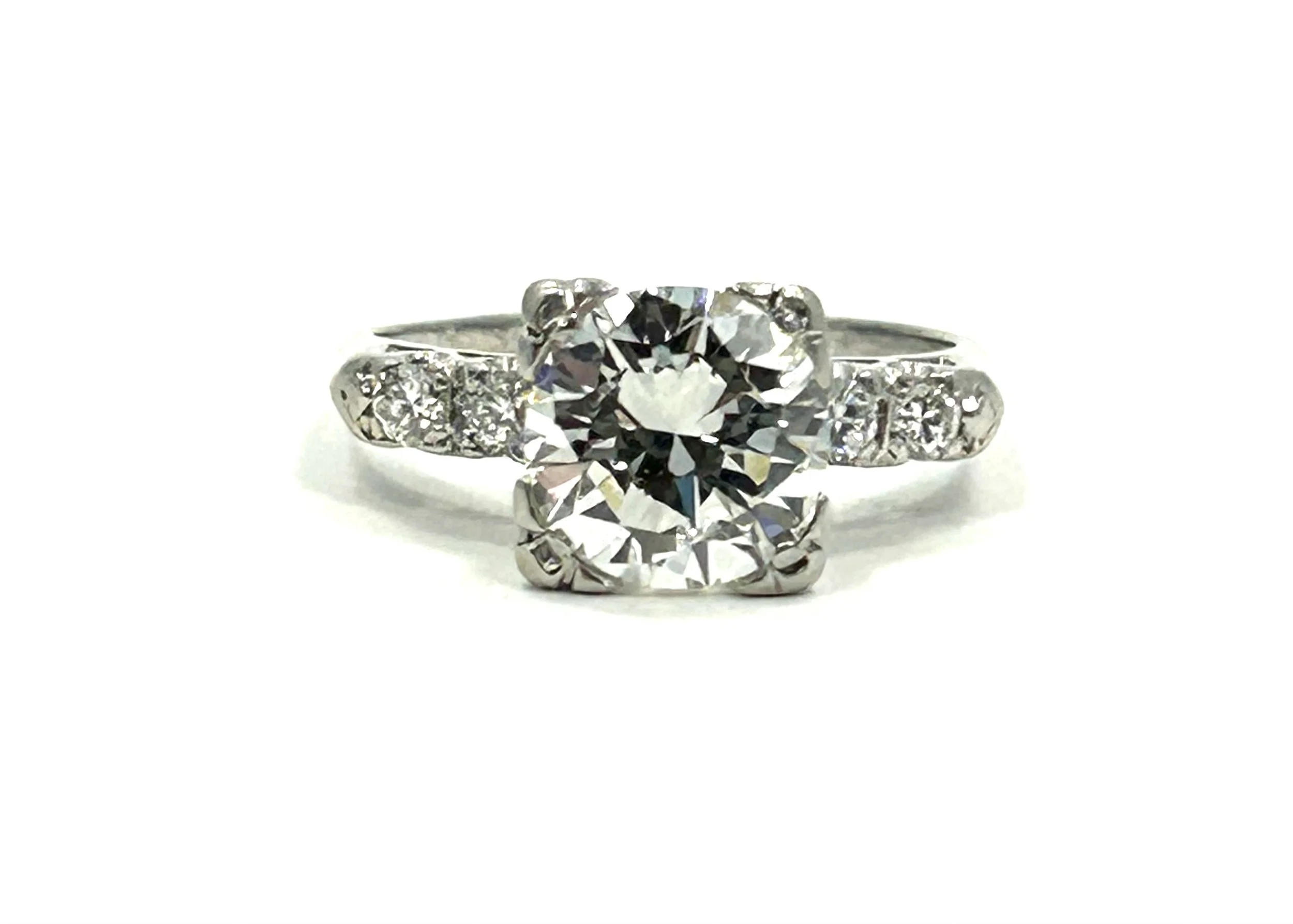 2.03ct. Triditional Style Engagement Ring