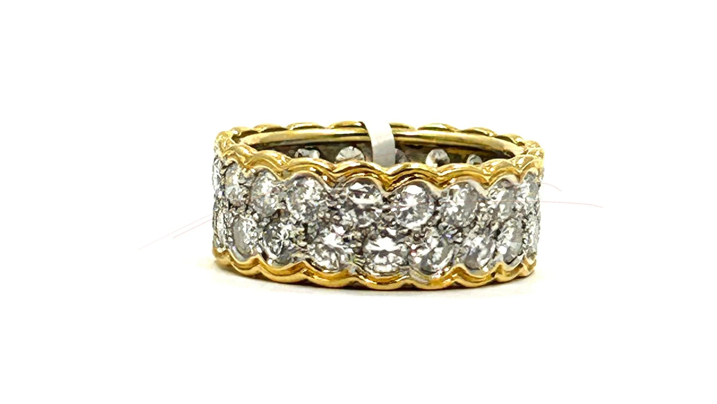 Double Row Eternity Band
