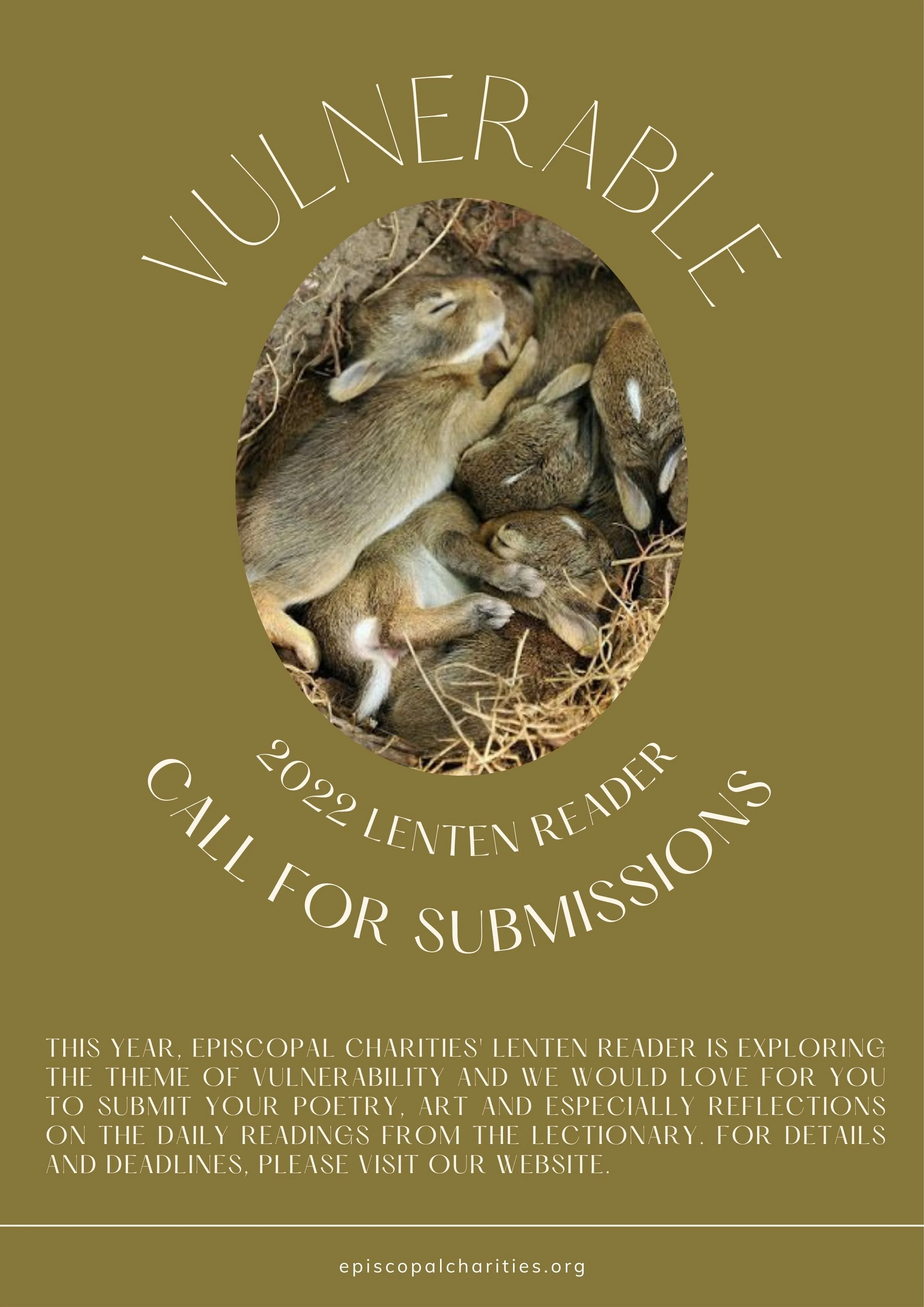 Lenten Reader - 2022 - Call For Submissions!