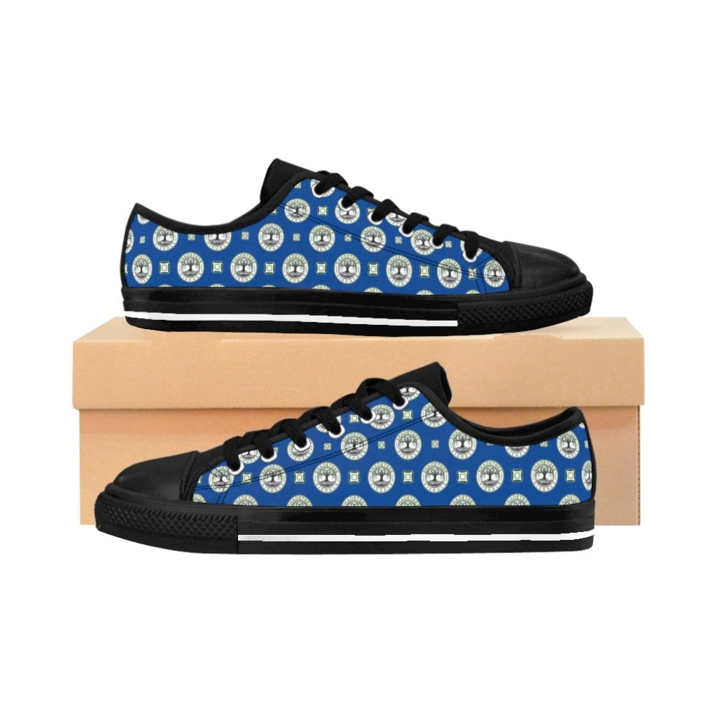 ShadeTree Visuals- Blue Designer Men's Sneakers