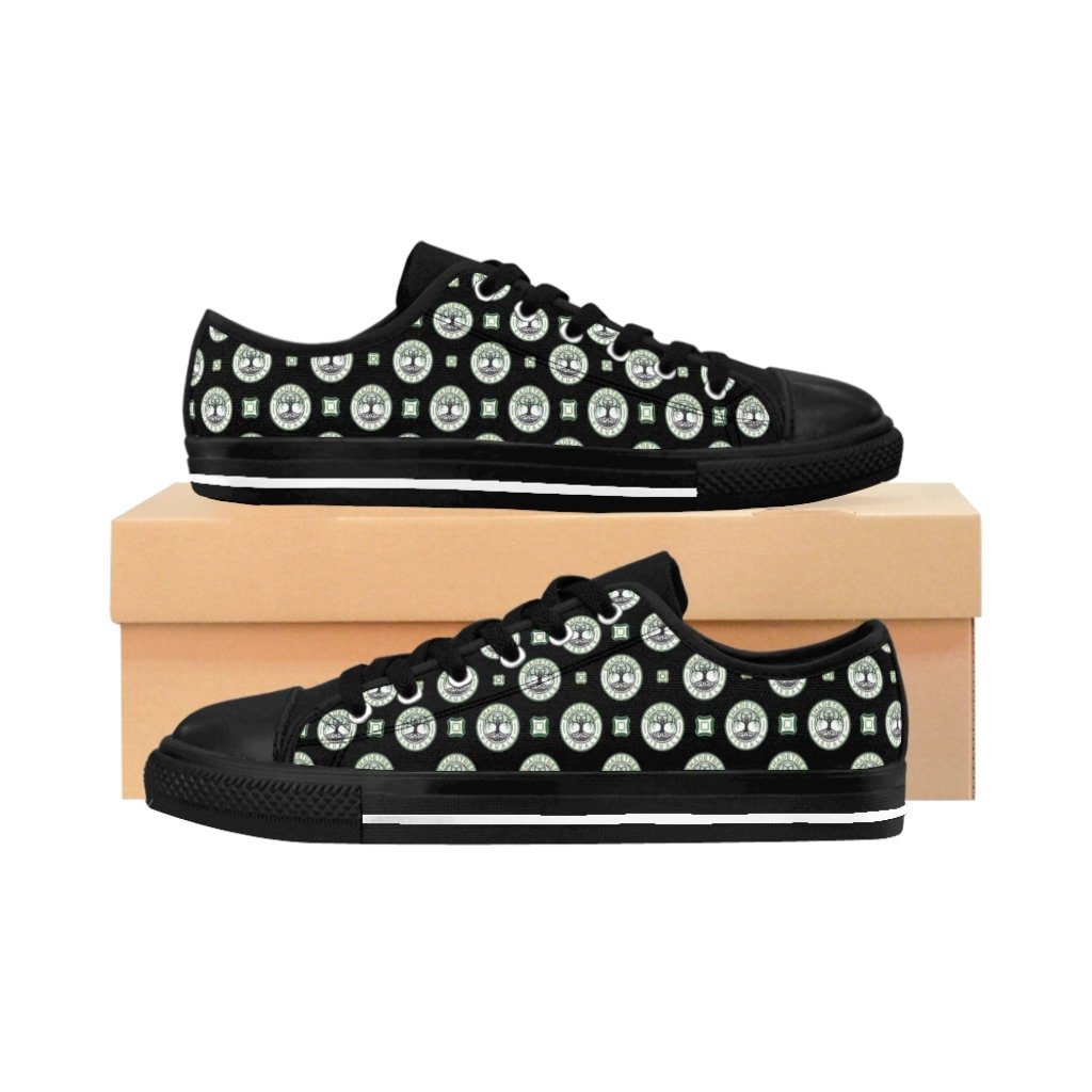 ShadeTree Visuals- Black Designer Men's Sneakers