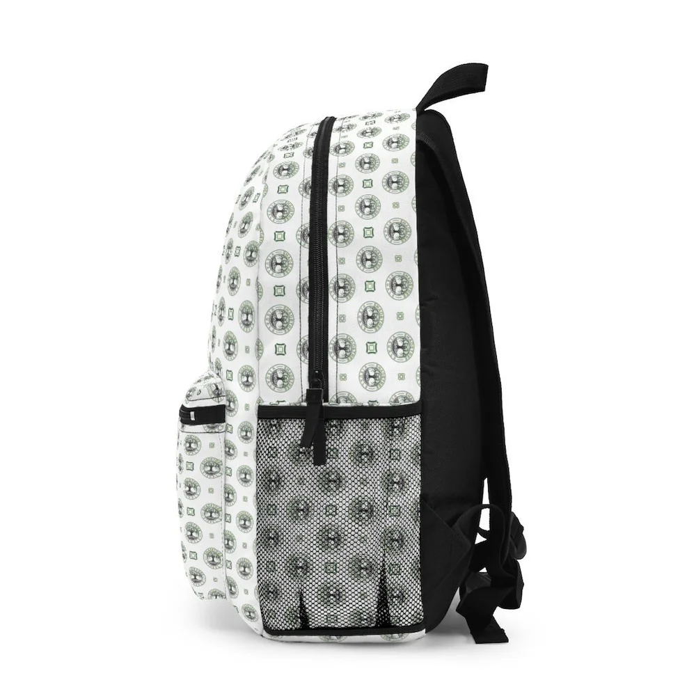 ShadeTree Visuals- White Designer Backpack (Made in USA  display picture 1