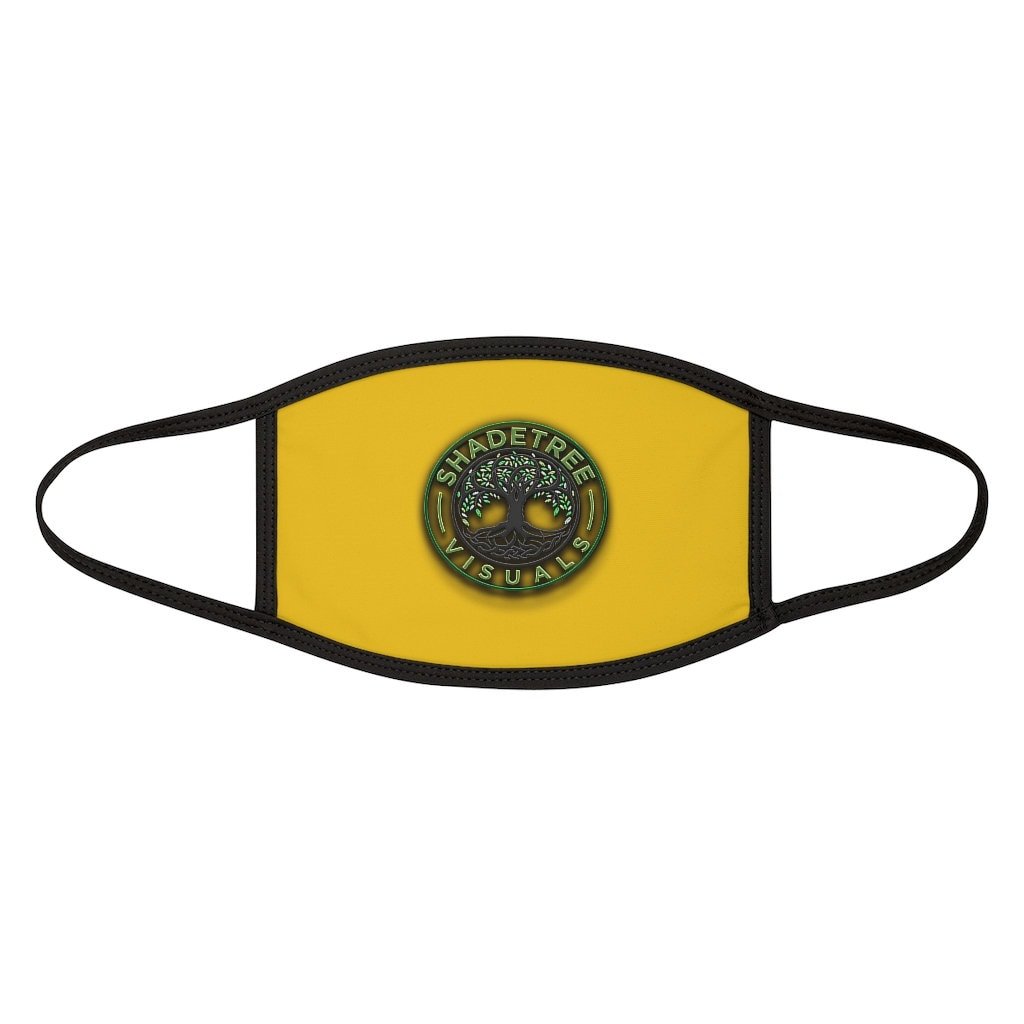 ShadeTree Visuals- Yellow Mixed-Fabric Face Mask
