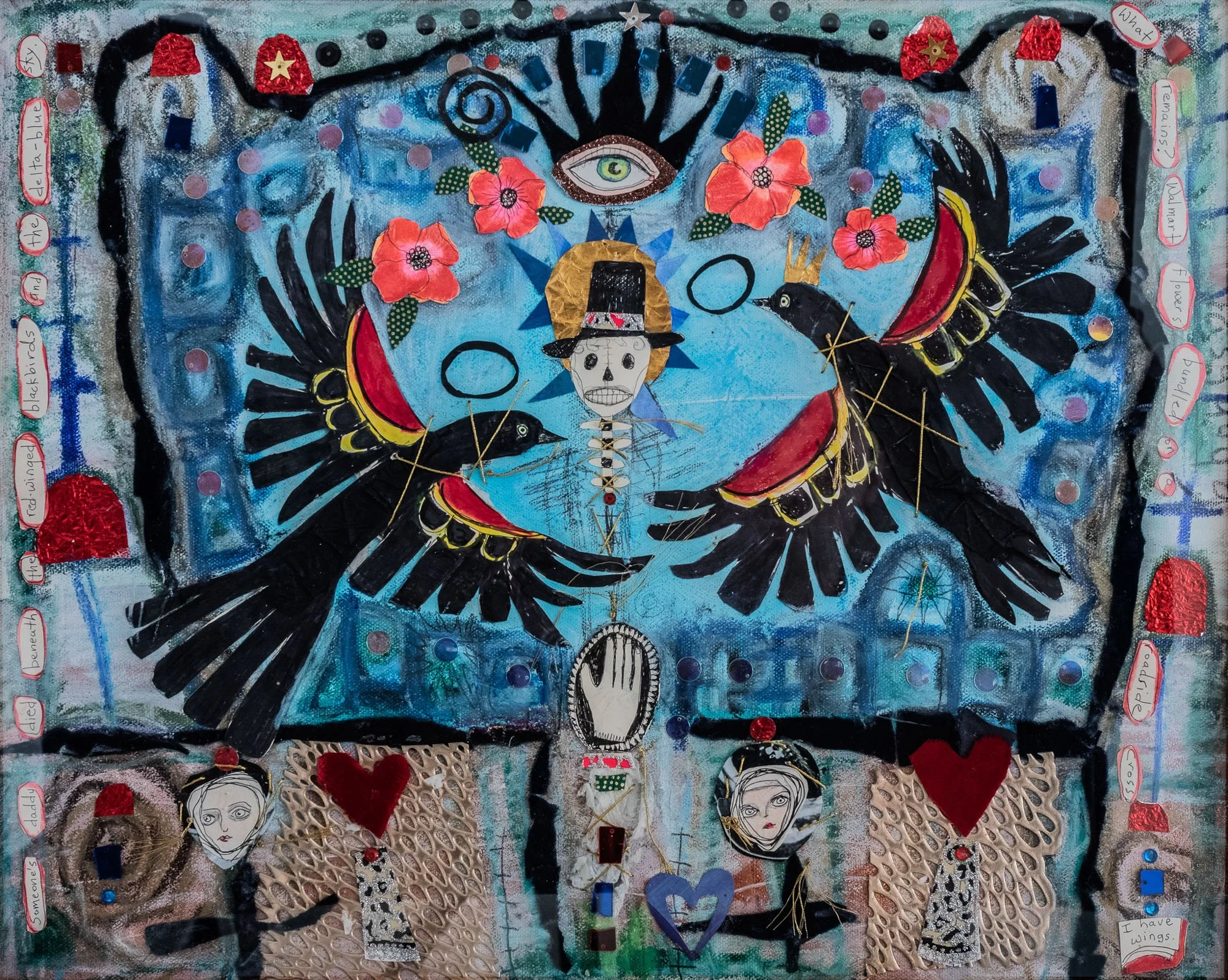 Redwinged Saints in Flight