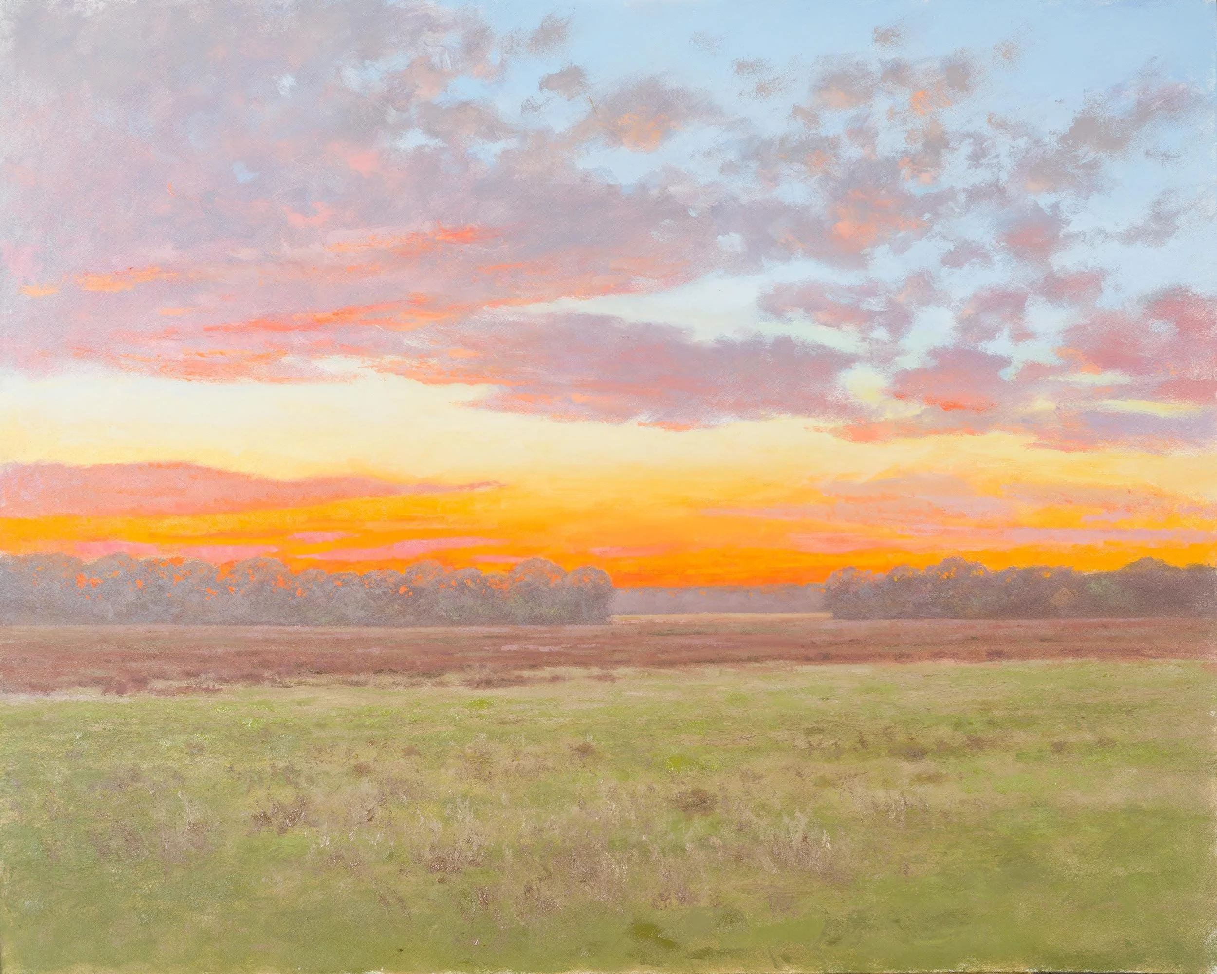 Sunset, Late February
