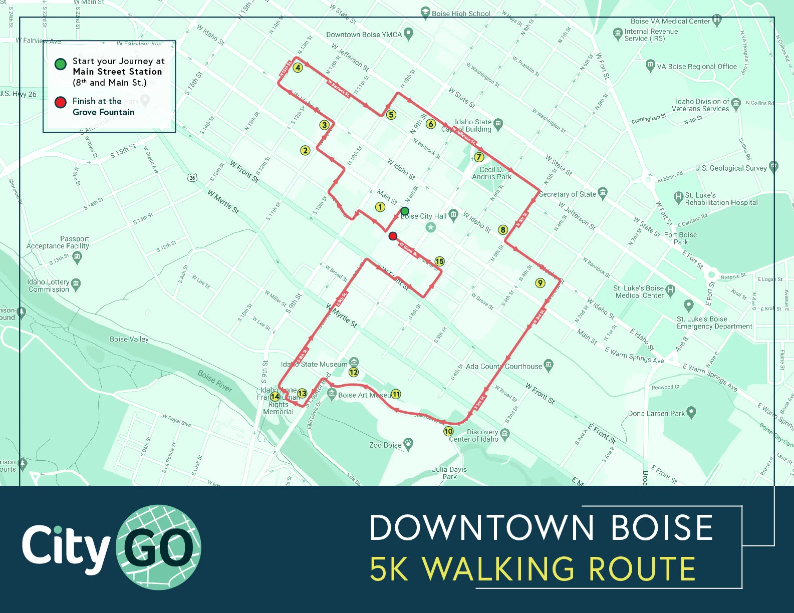 New City Go Downtown Walking Routes