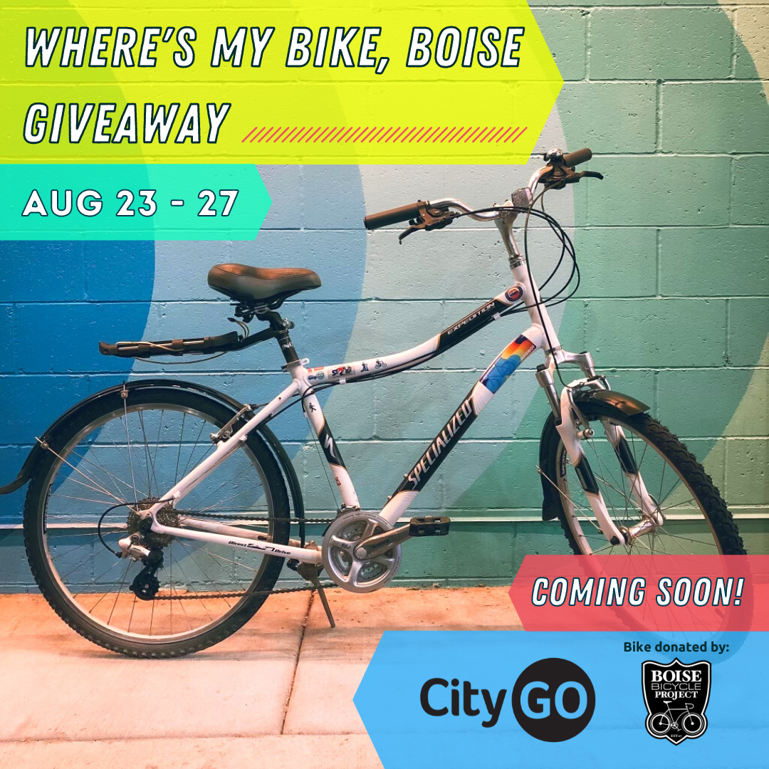 It's Back!: Where's My Bike Boise Giveaway