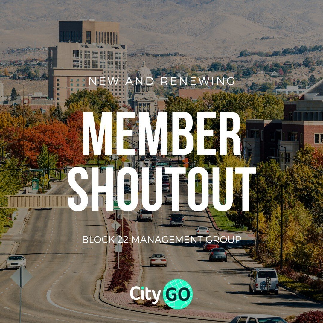 Thanks for rolling with us Block 22 Management Group! 🙌

We&rsquo;re excited to have you with us in our shared mission to promote sustainable transportation throughout Boise and the Treasure Valley. 🚶&zwj;♀️🛴🚴🚌

Not a City Go Member? Learn more 