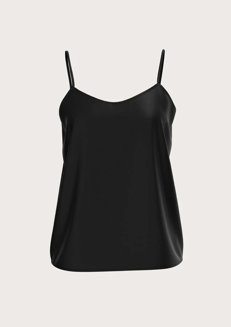 Silk Camisole Julia in Black