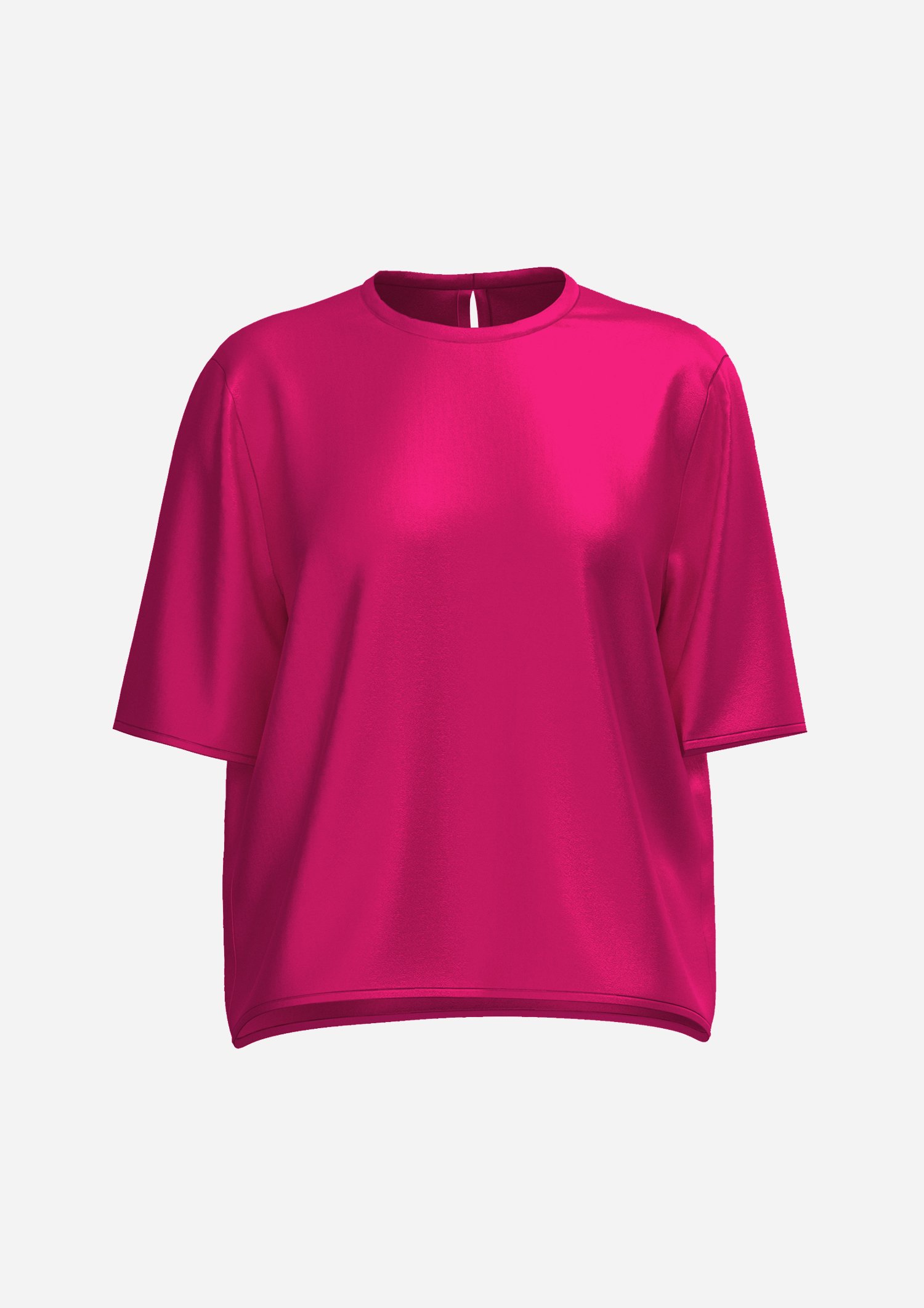 Silk T-Shirt Zolo in Pink