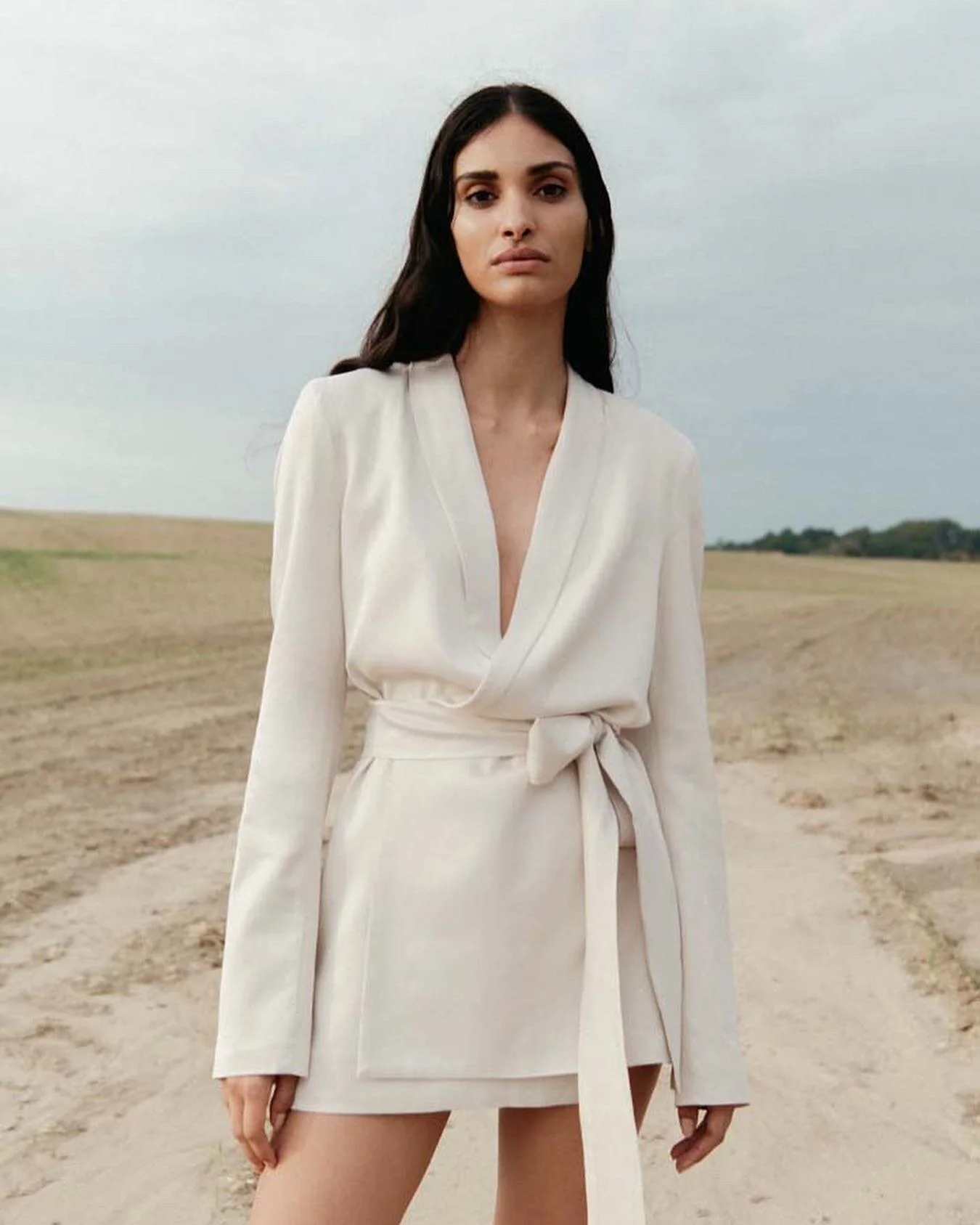 One of our new styles of COL 05 is a soft blazer in Satin Viscose. Also wearable as a dress.
⠀⠀⠀⠀⠀⠀⠀⠀⠀
Check out all styles in our Berlin Fashion Week Showroom next week. The pre-order will start the following weekend. 
⠀⠀⠀⠀⠀⠀⠀⠀⠀
Photography @nikkmar