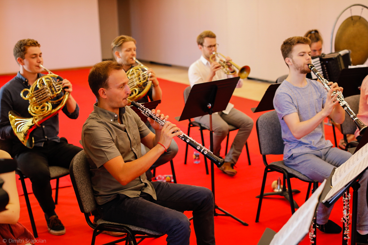 Mahler rehearsal
