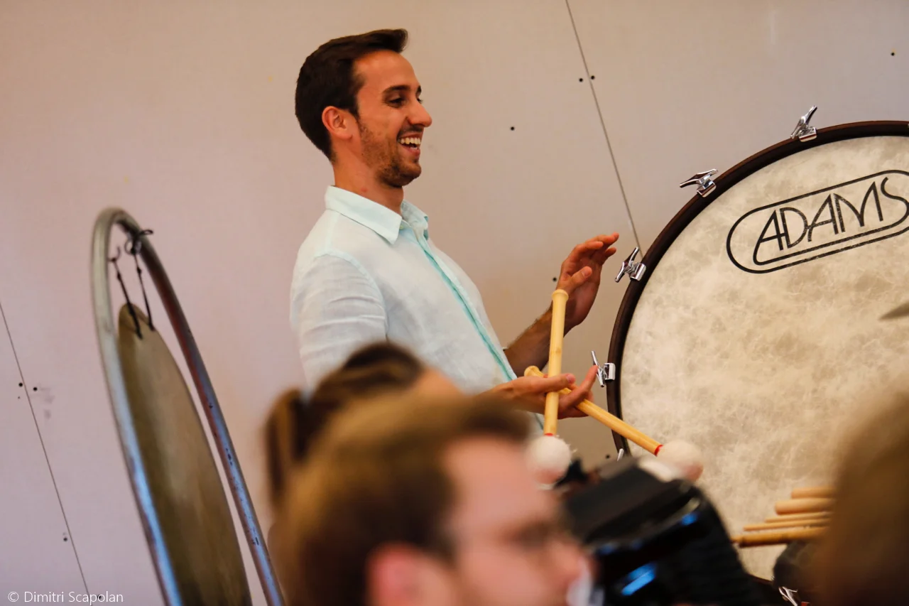 The happiest percussionist ever!