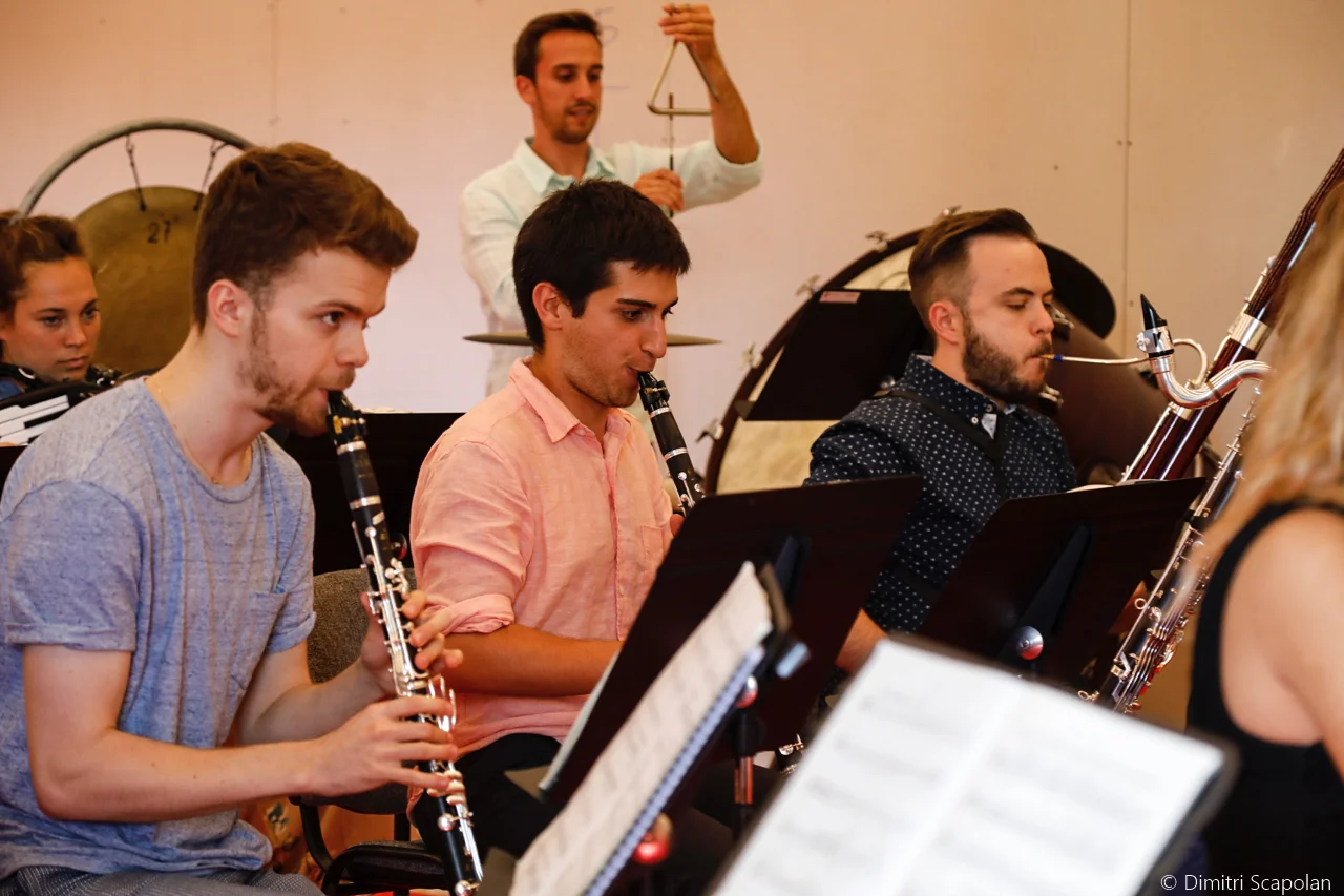 Mahler rehearsal