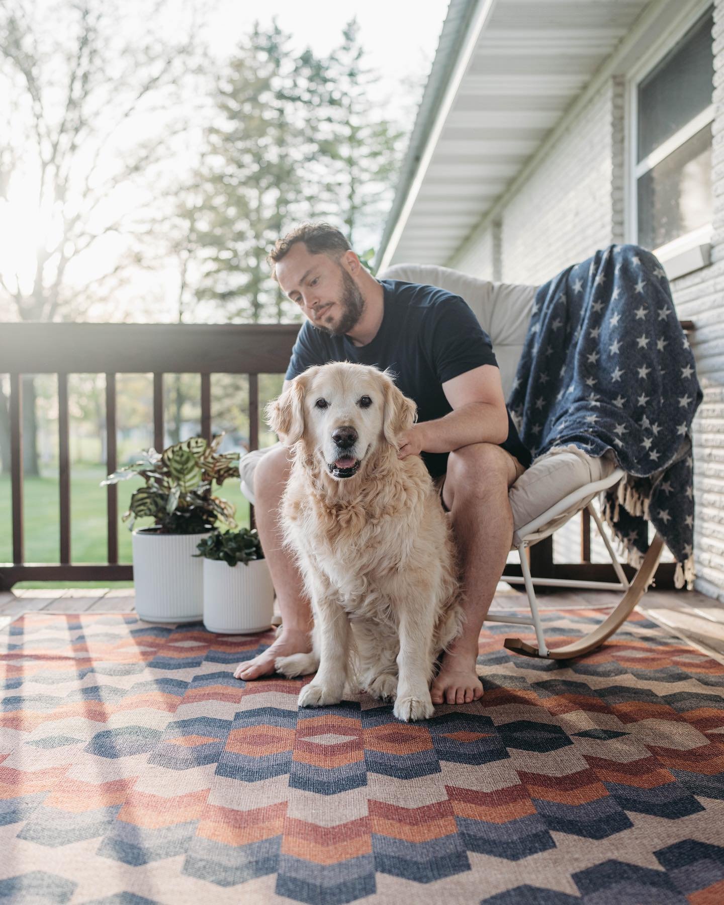 It&rsquo;s patio season, and we&rsquo;re so obsessed with the upgrade our @ruggable Re-Jute Rug gives our space! #ruggablepartner

I love to change up the spaces in our home quite frequently to celebrate each season, and having three very messy retri