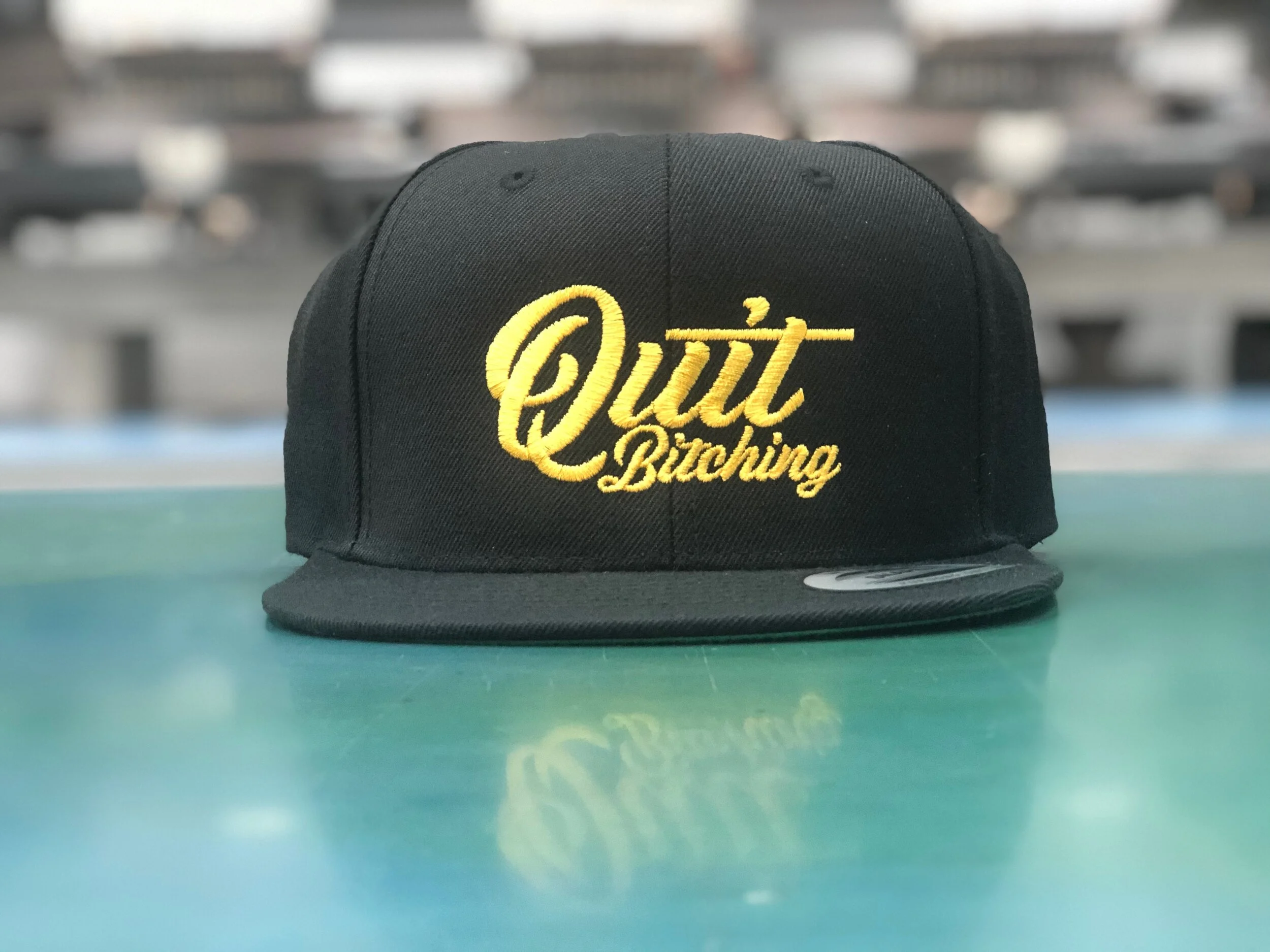 QUITBITCHINGHATBLACKANDGOLD.JPG