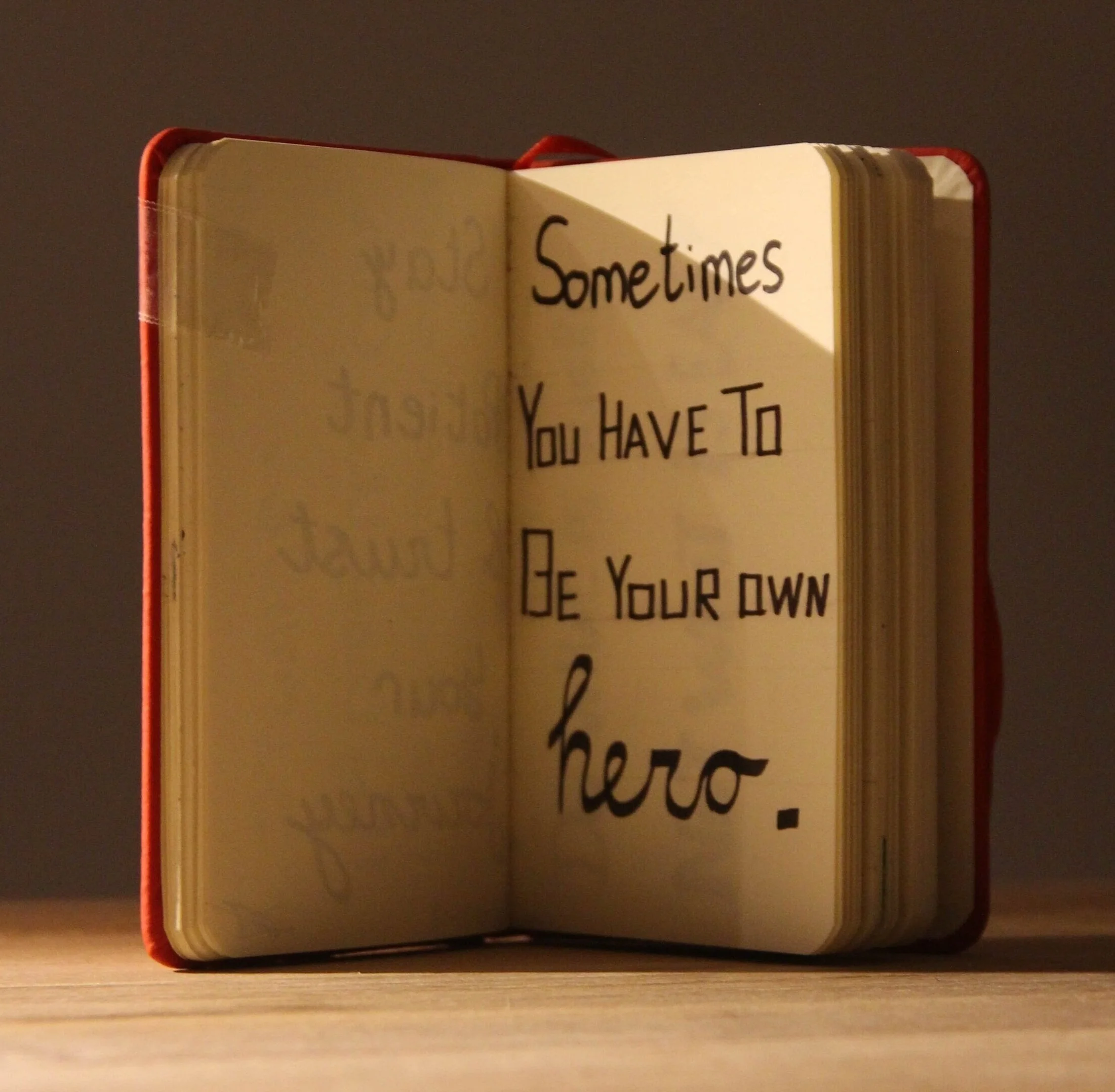 Sometimes You Need to Be Your Own Hero