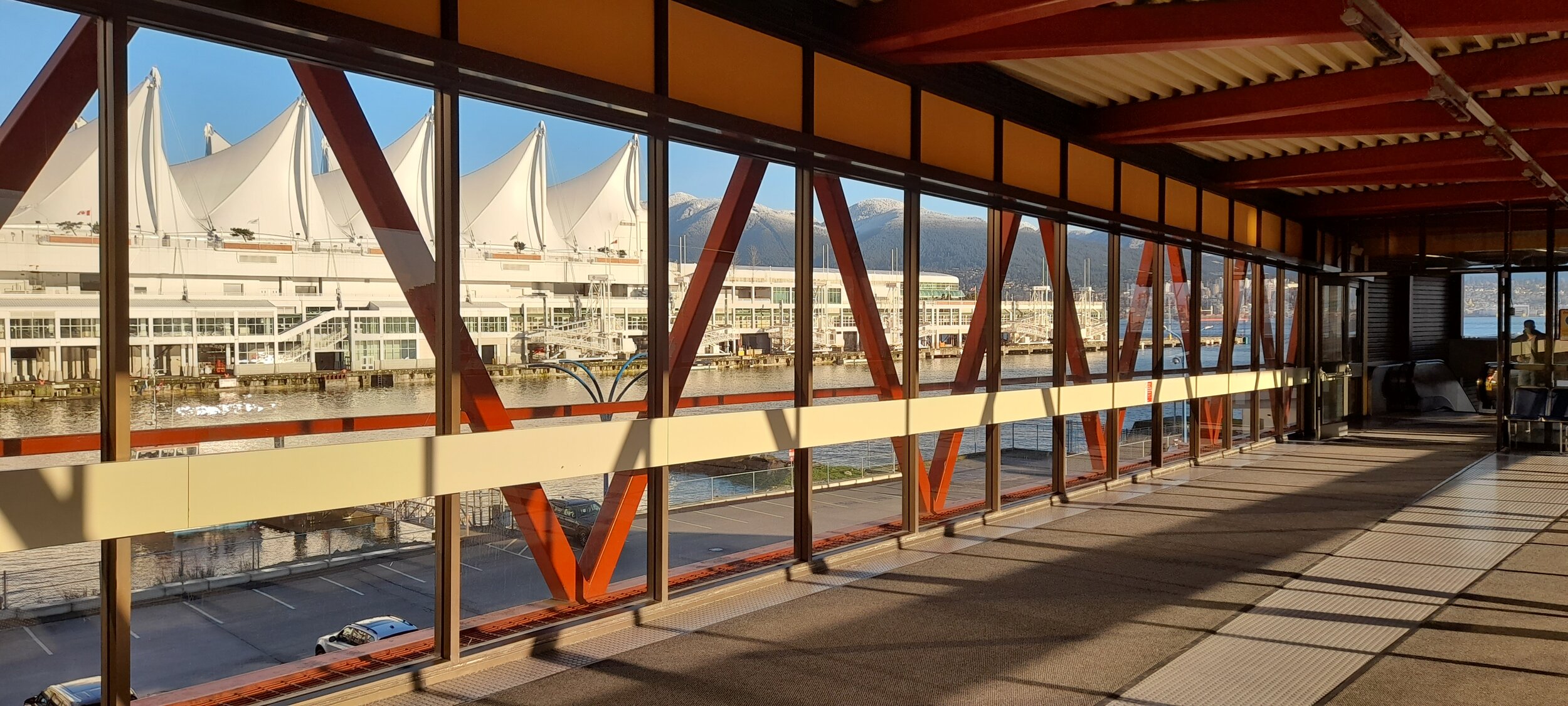 Canada Place view from the corridor