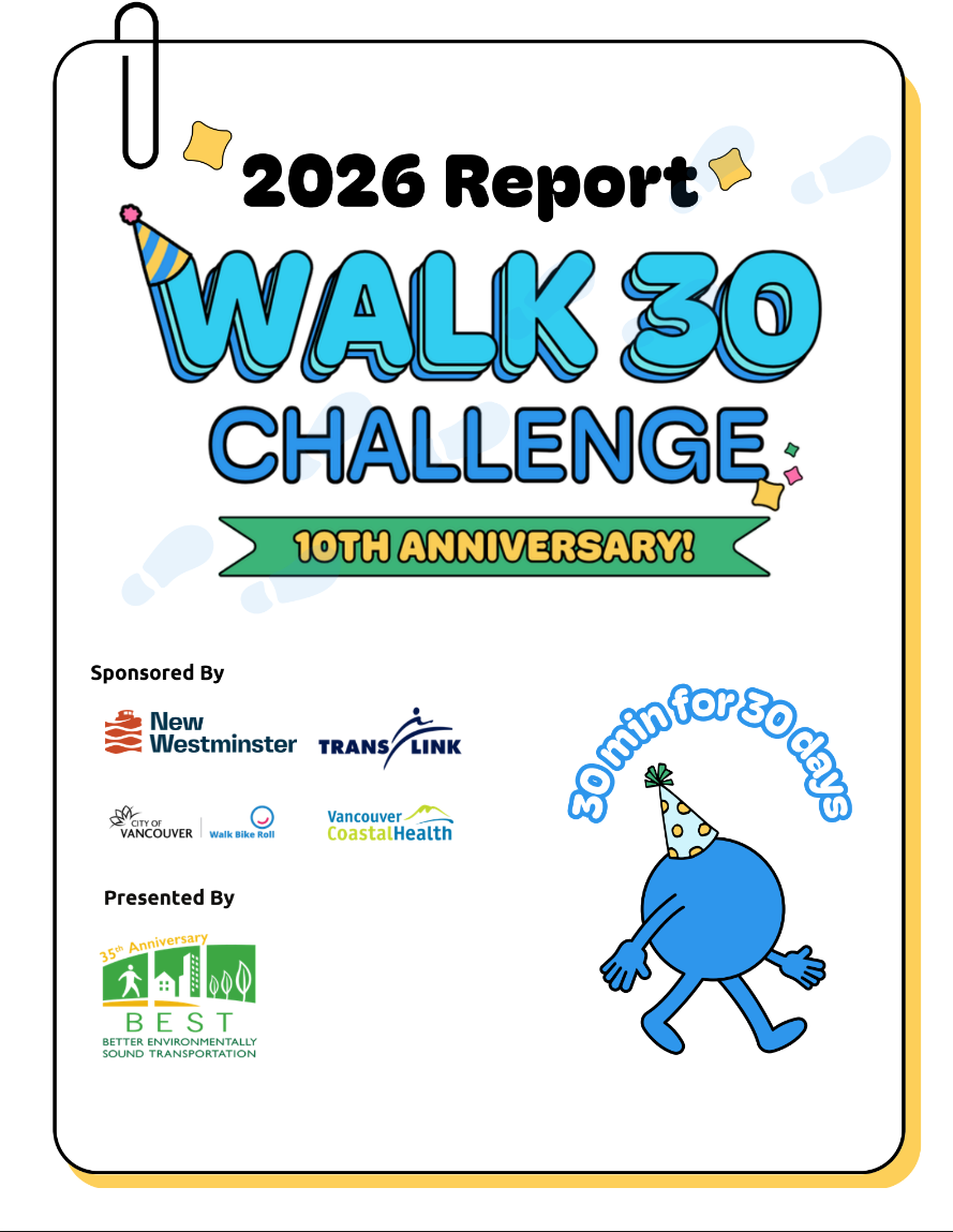 Check out the WALK30 2026 Final Report!