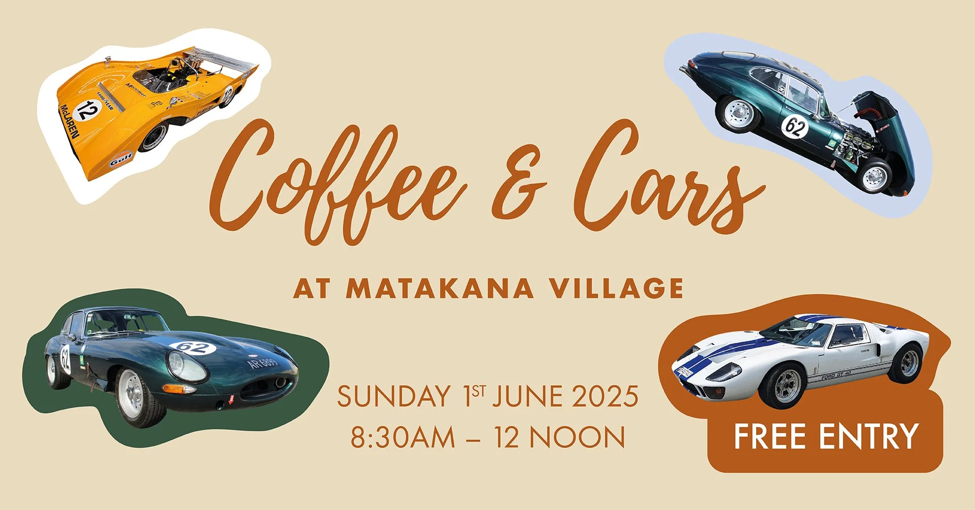 Coffee &amp; Cars – VIP Car Show at Matakana Village