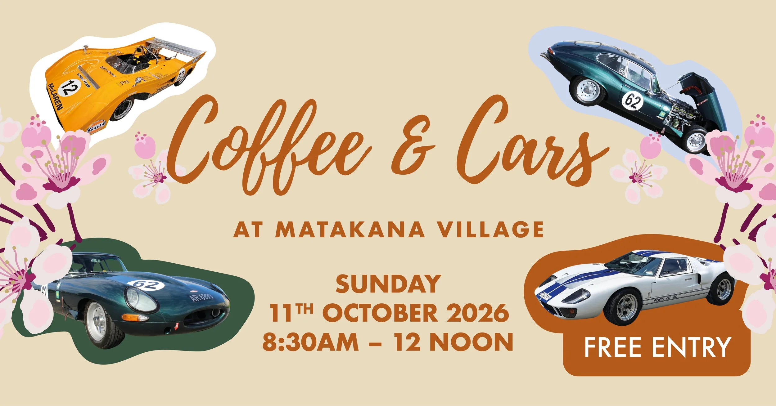 Coffee &amp; Cars — Cherry Blossom Edition ☕️🚗🌸