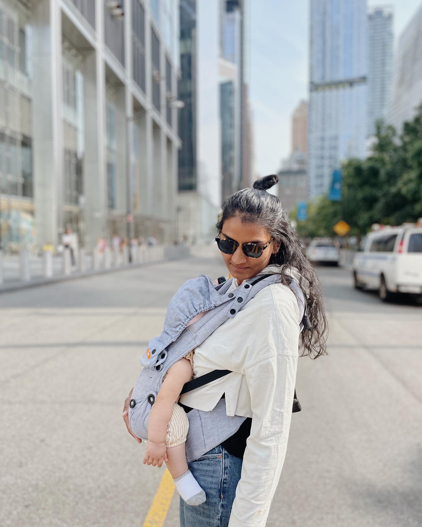 Rey Rey takes the big apple 🍎.

She&rsquo;s turned 6 months on the summer solstice. Watching a tiny human that your body grew and then gave birth to is the most magical experience. Everyday, I cherish my time with her even though the days can feel l