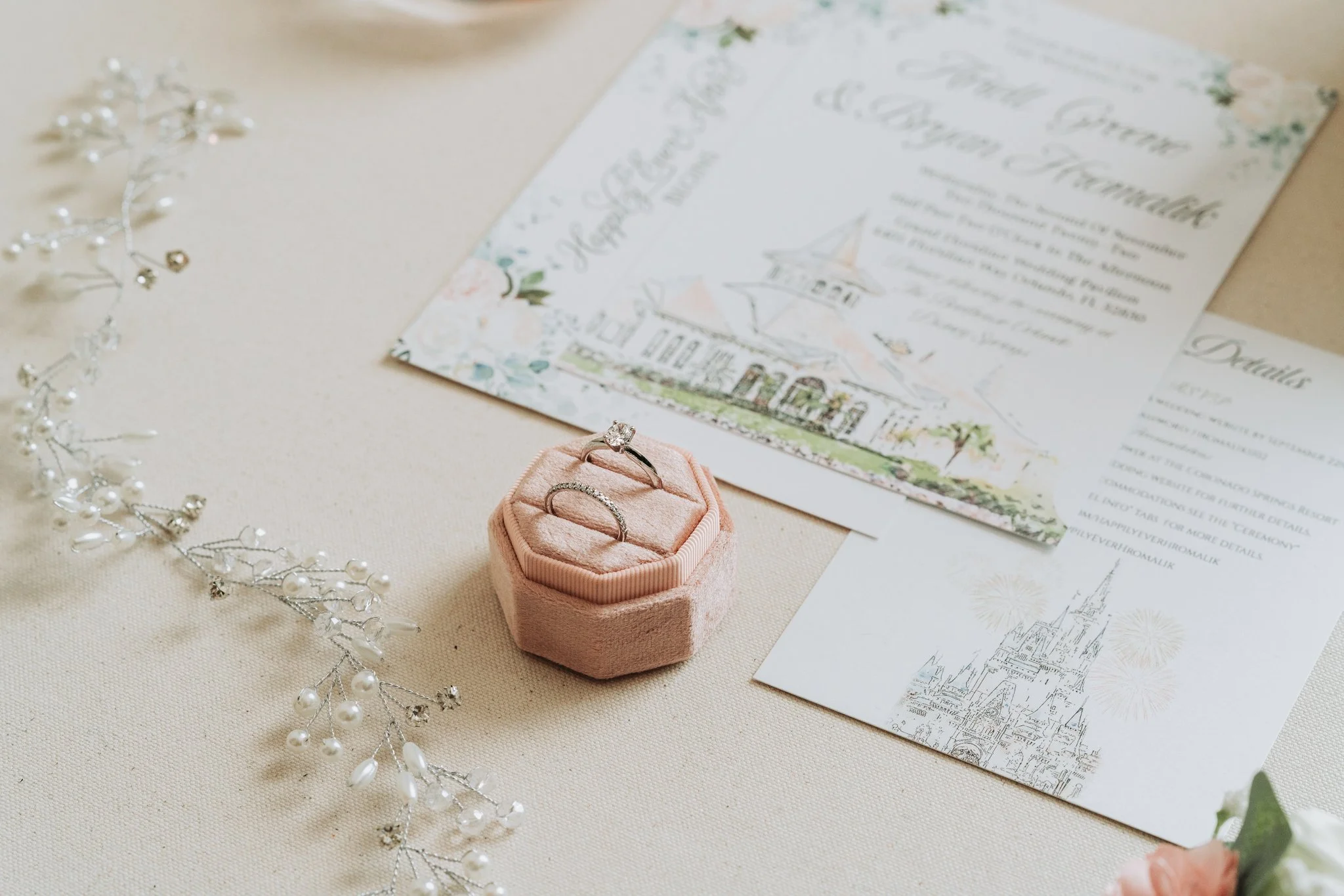 Disney Wedding Pavilion details.