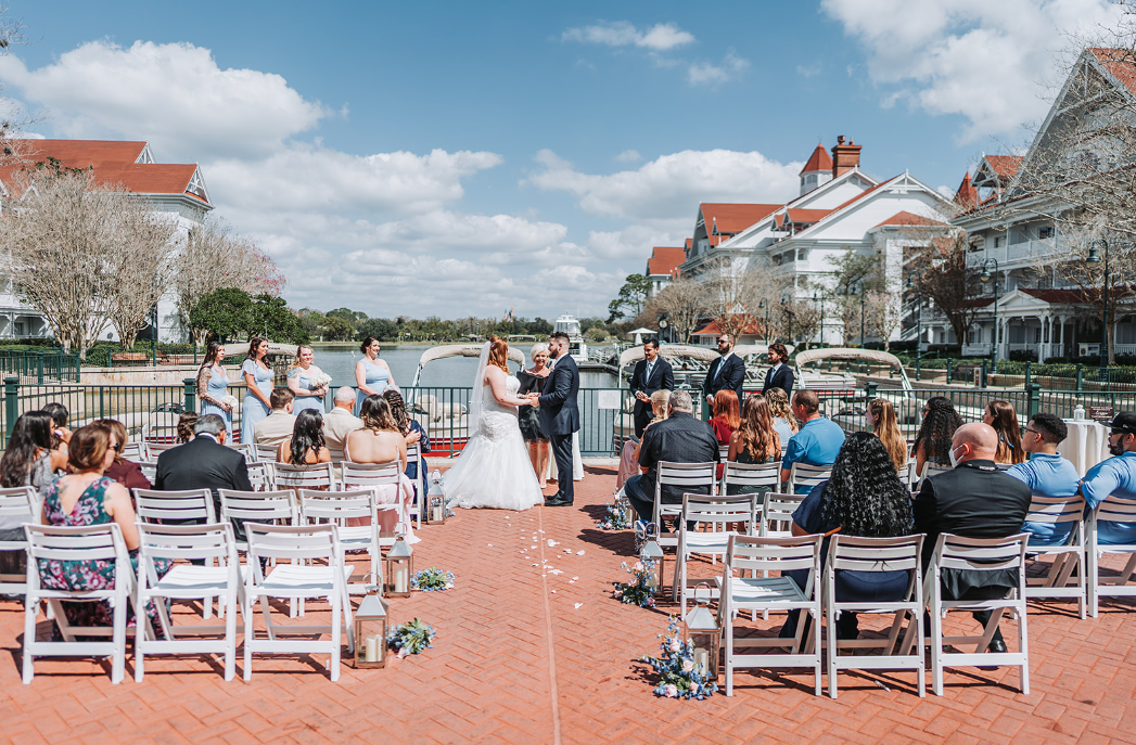 Disney’s Grand Floridian Marina Patio Wedding | Bree &amp; Lazaro