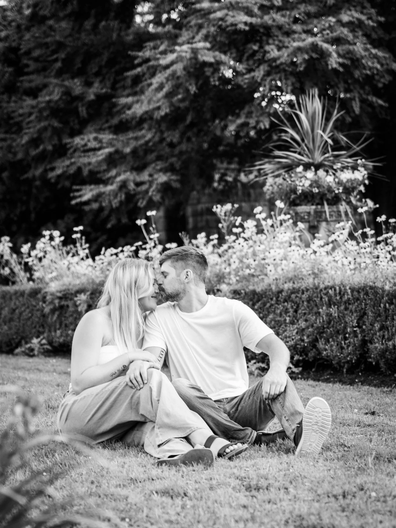 Elle &amp; Lucas&rsquo; engagement session at Mount Assisi Gardens was pure magic ✨

The gardens gave us the most romantic backdrop, and these two brought all the joy and love 🌿 We&rsquo;re already counting down to their spring wedding&mdash;it&rsqu