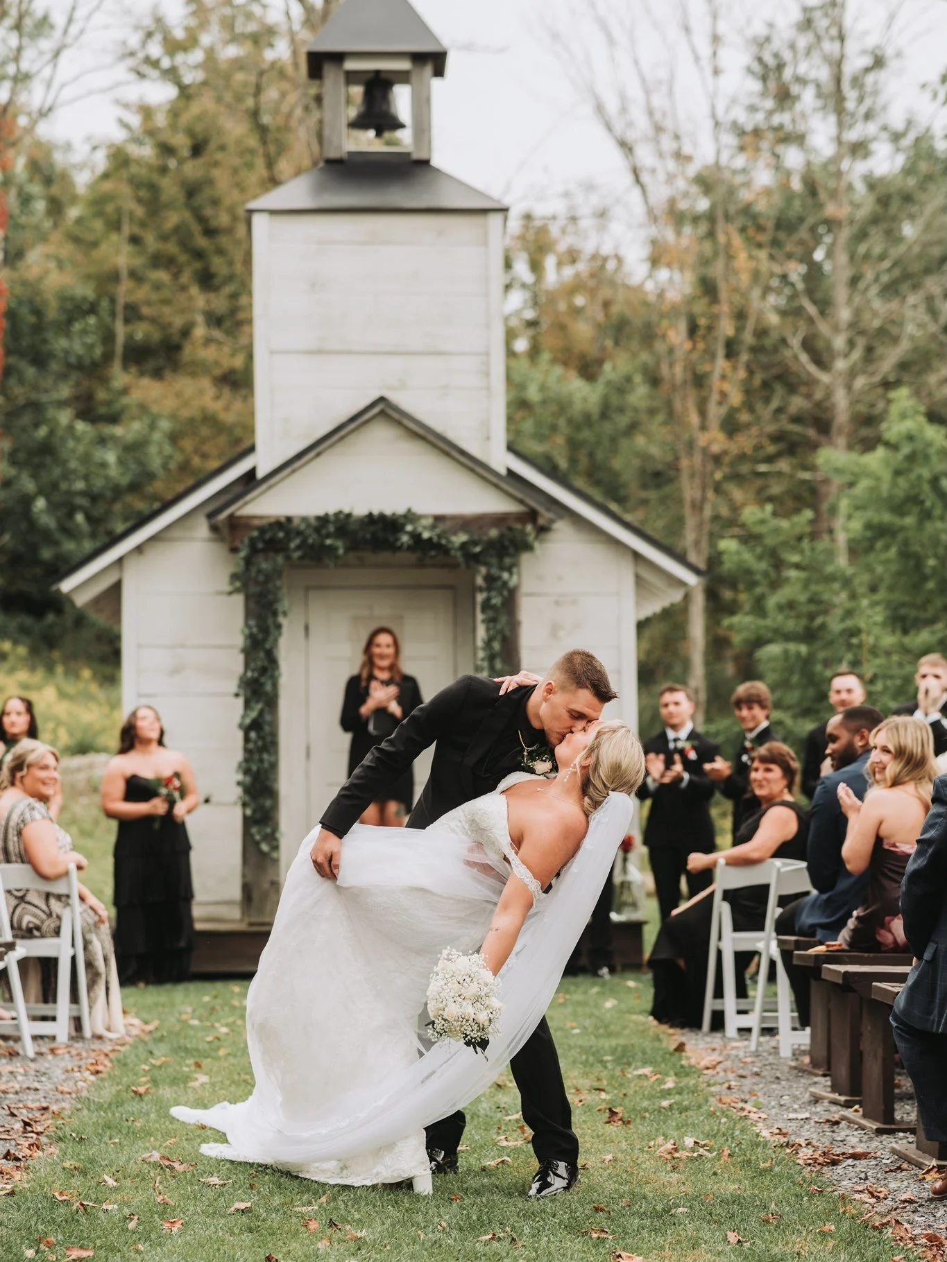Caitlin + Josh 🖤 9.26.26 

Photo &amp; Video: @jtr_media 
Venue: @rollingrailslodge 
Coordinator: @taylordesignandevents 
DJ: @awestruckentertains 
Hair: @makeovers.by.megan 
Caterer: @12eleven_catering