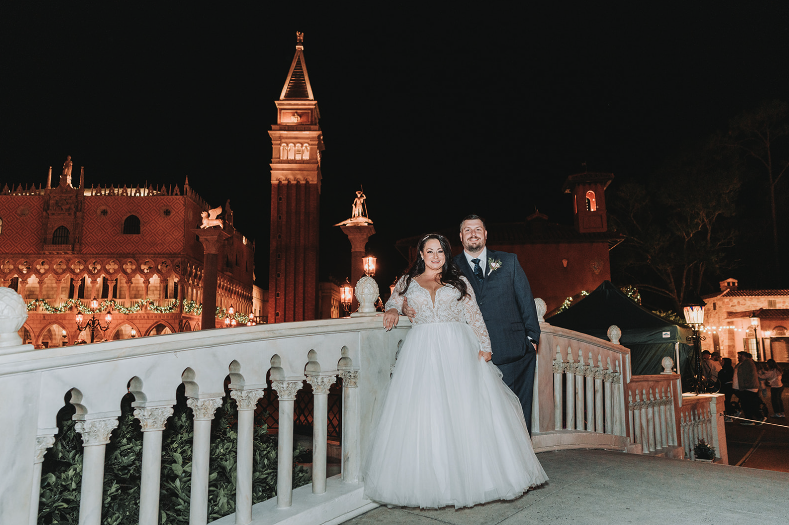 EPCOT Italy Isola reception with World Showcase at Walt Disney World.