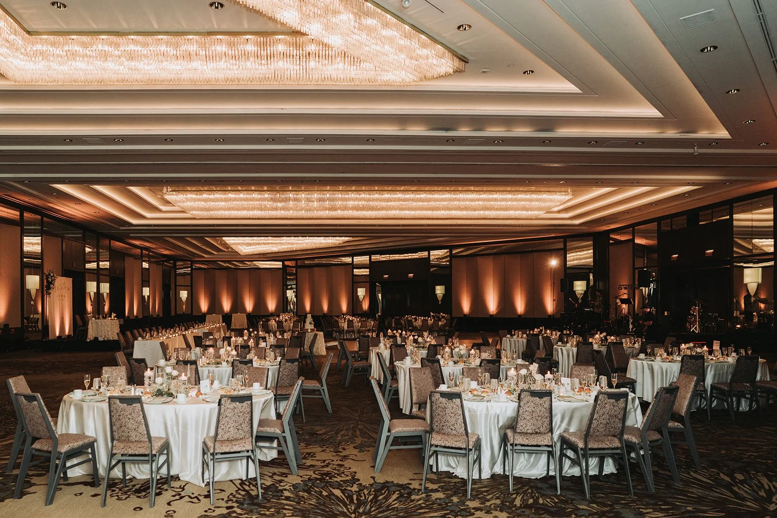 Westin Ballroom wedding reception venue in Pittsburgh.