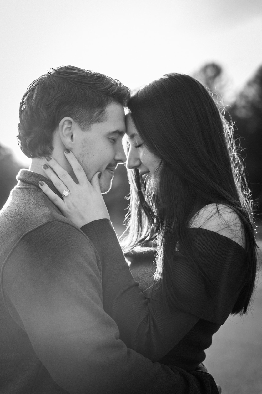 Romantic engagement photos near DuBois PA captured by Pennsylvania wedding photographer.