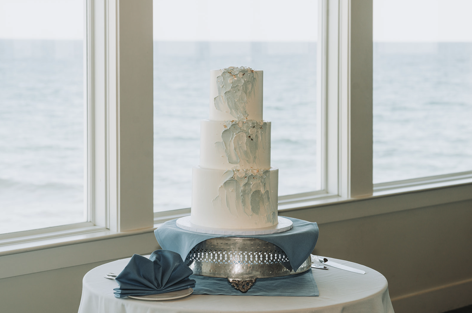 Blue Ocean Event Center wedding cake.